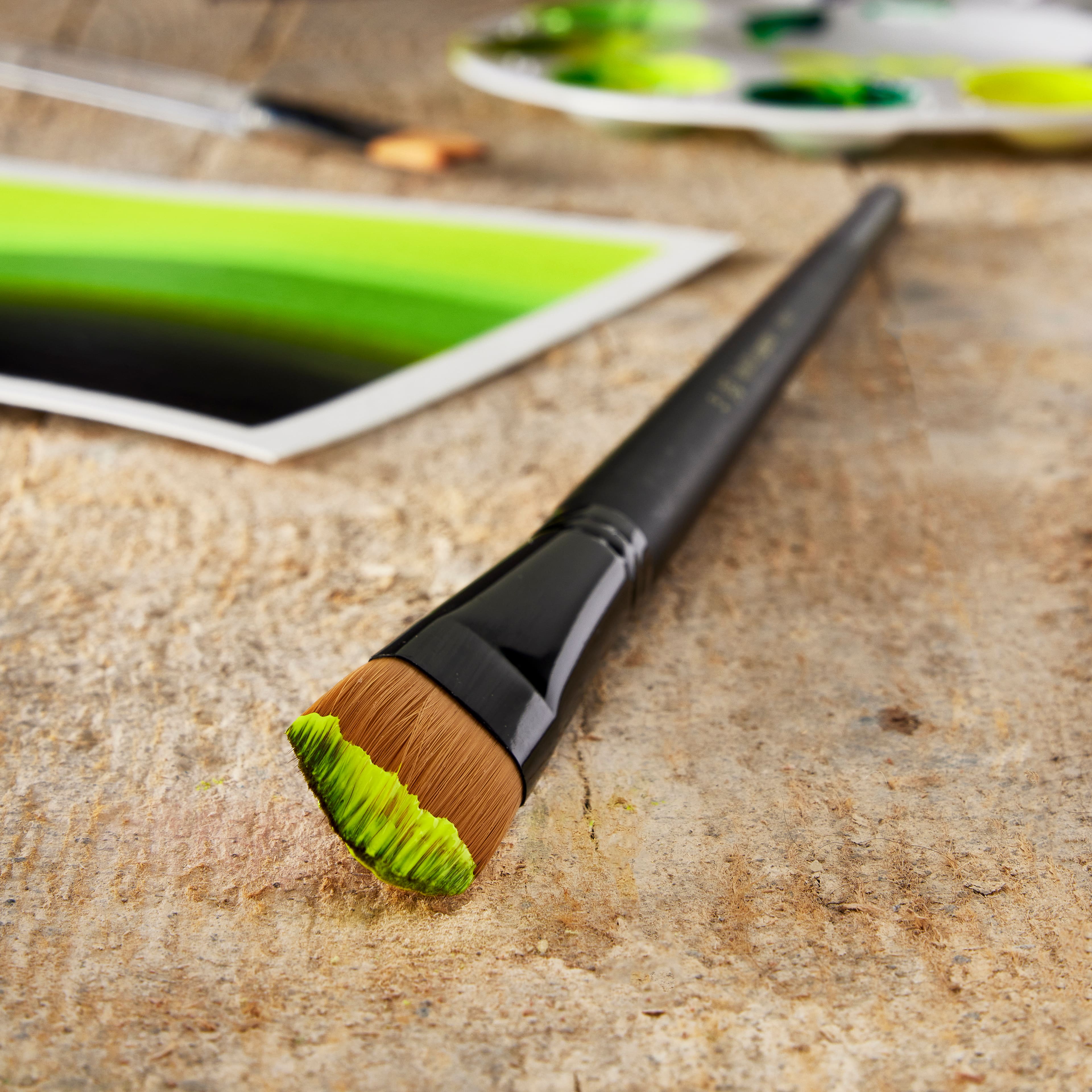 12 Pack: Royal & Langnickel® Essentials™ Long Handle Filbert Brush