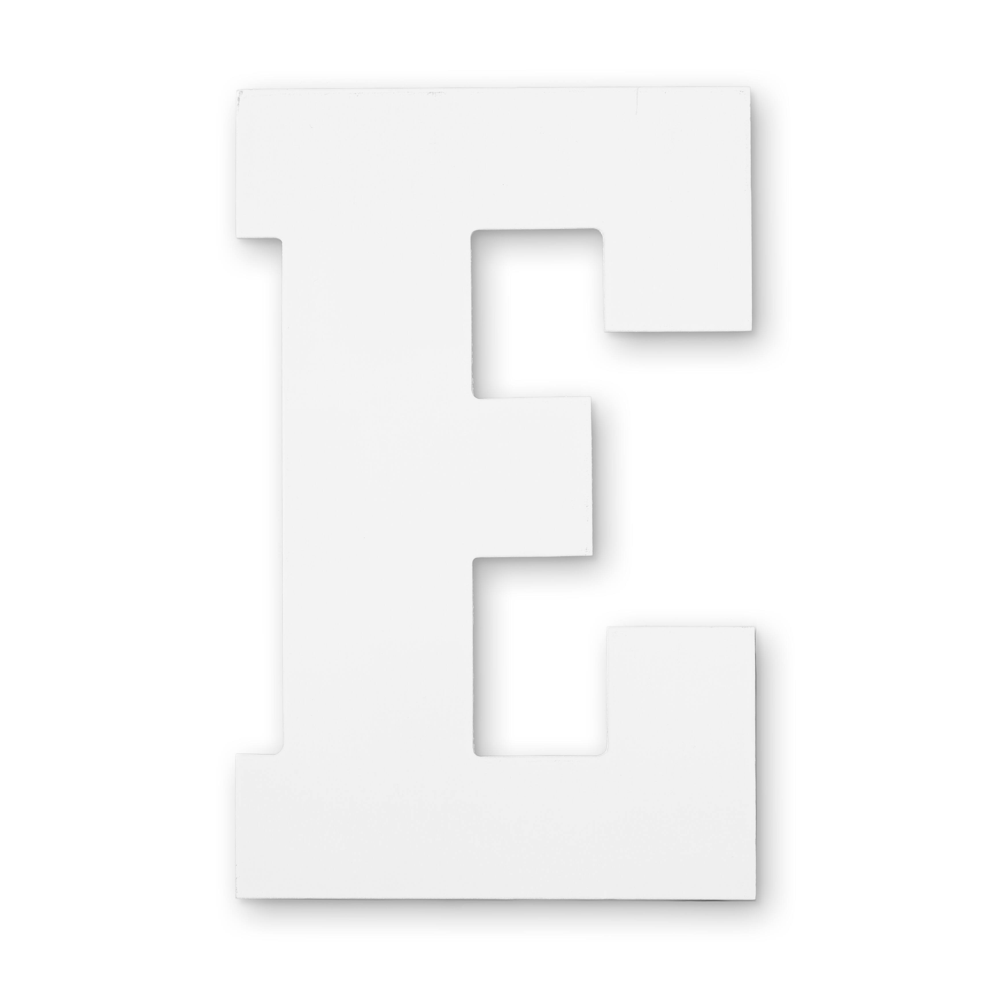13" White MDF Uppercase Letter by Make Market®