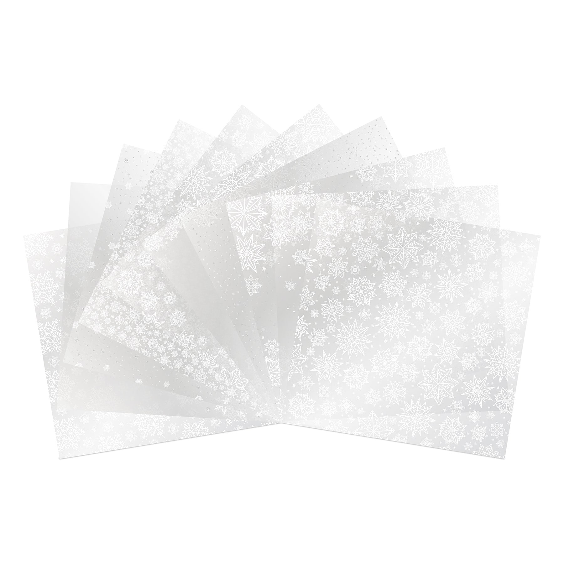 12&#x22; x 12&#x22; White Christmas Vellum Paper Pad, 20 Sheets by Recollections&#x2122;