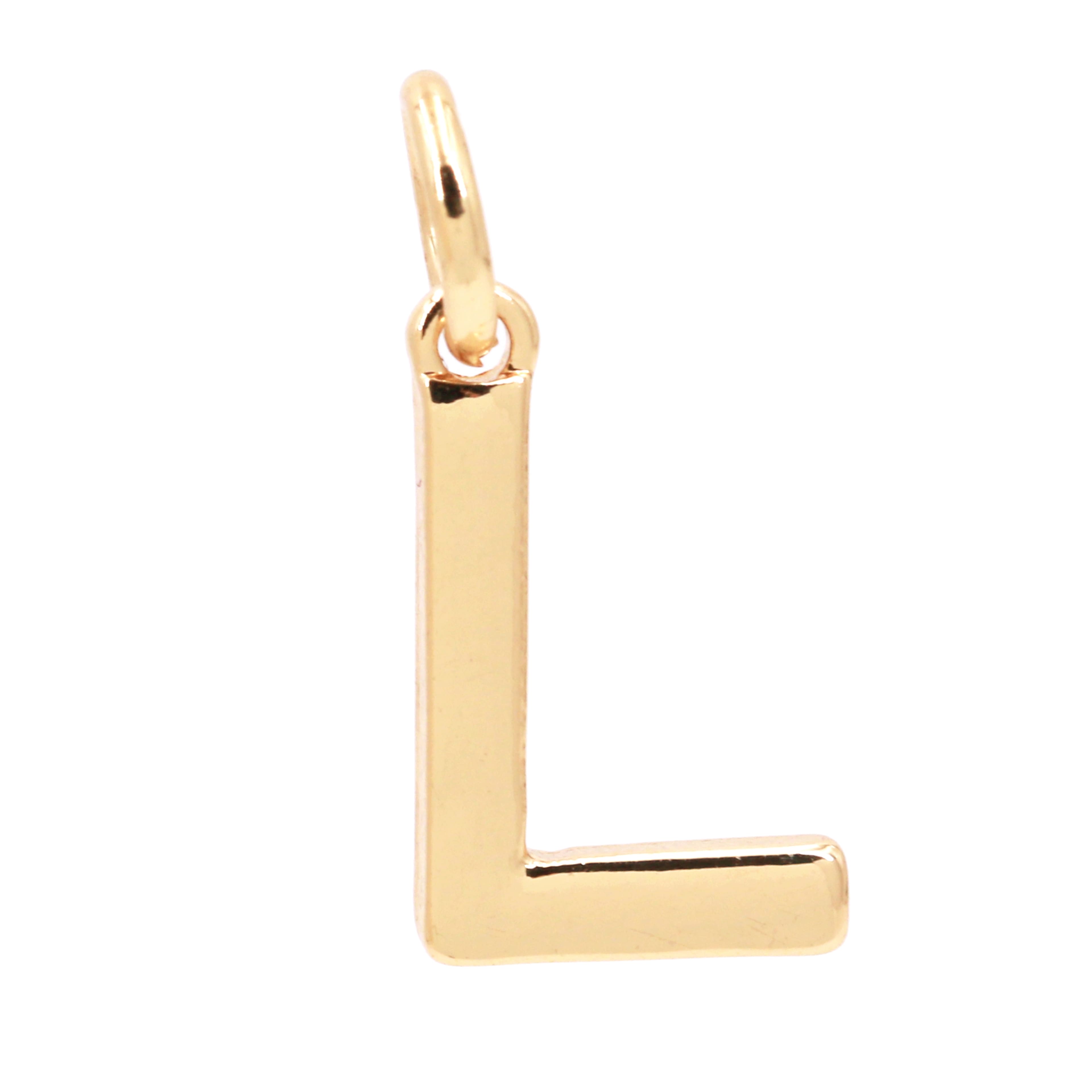 14K Gold Plated Letter Charm by Bead Landing&#x2122;