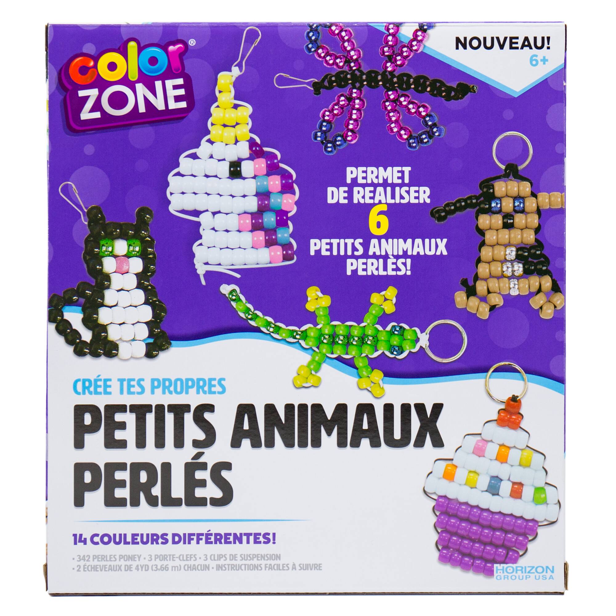 Color Zone™ Create Your Own Bead Pets Craft Kit