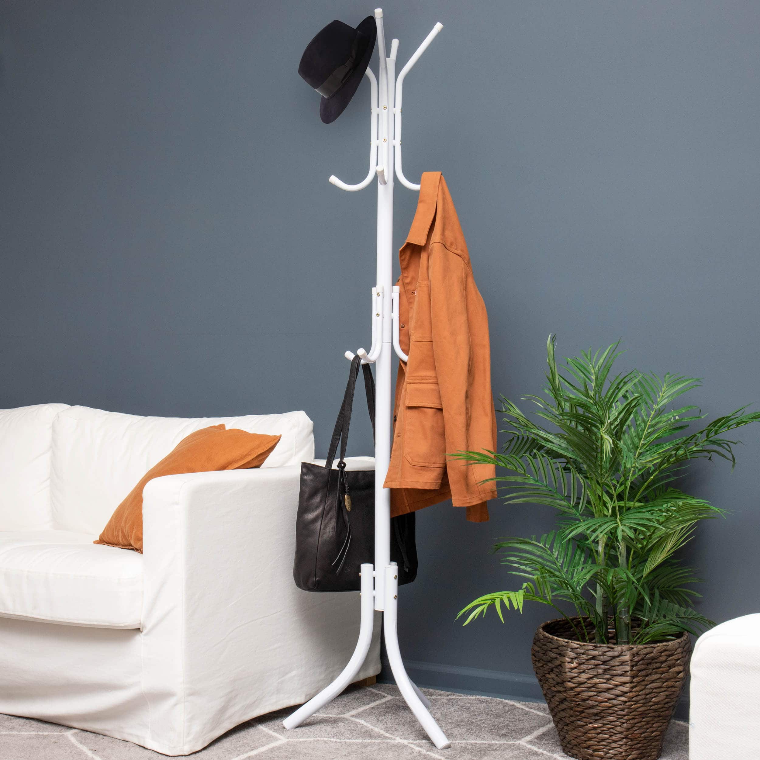 Mind Reader 67" 3-Tier 11-Hook Coat Rack