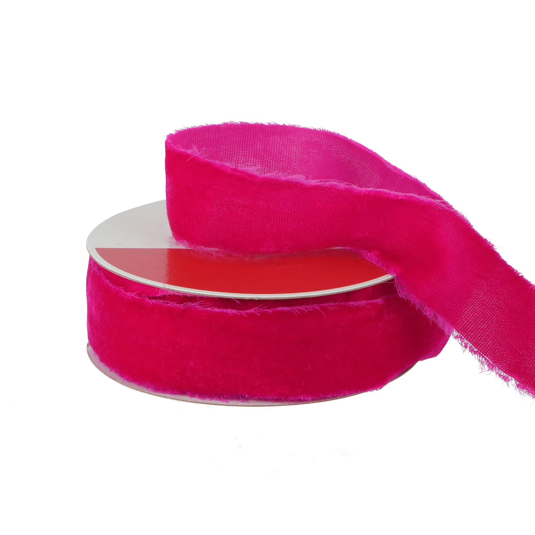 1.5&#x22; x 15ft. Hot Pink Velvet Ribbon by Celebrate It&#xAE;