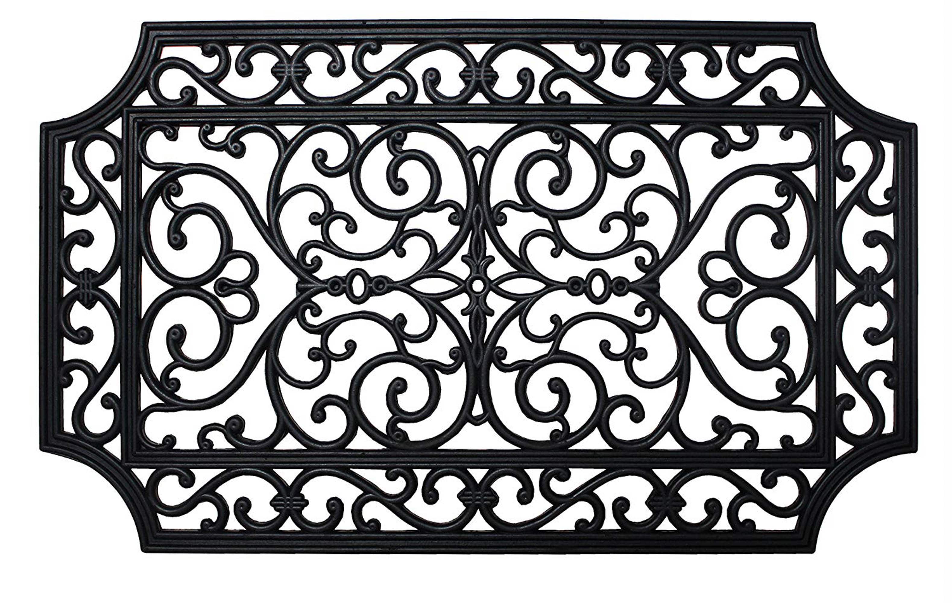 DII&#xAE; French Quarter Rubber Doormat