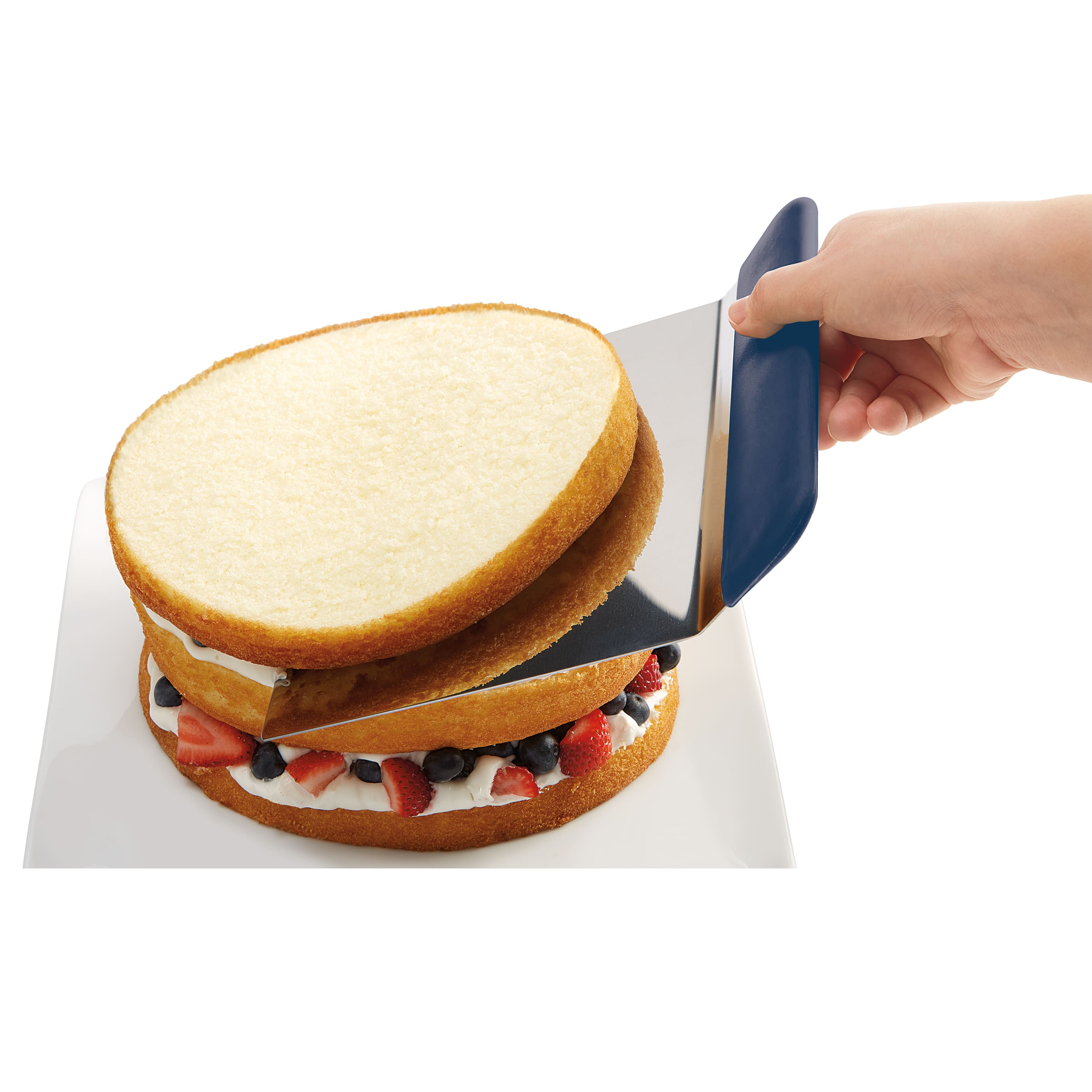8&#x22; Blue Cake Lifter by Makery&#x2122;