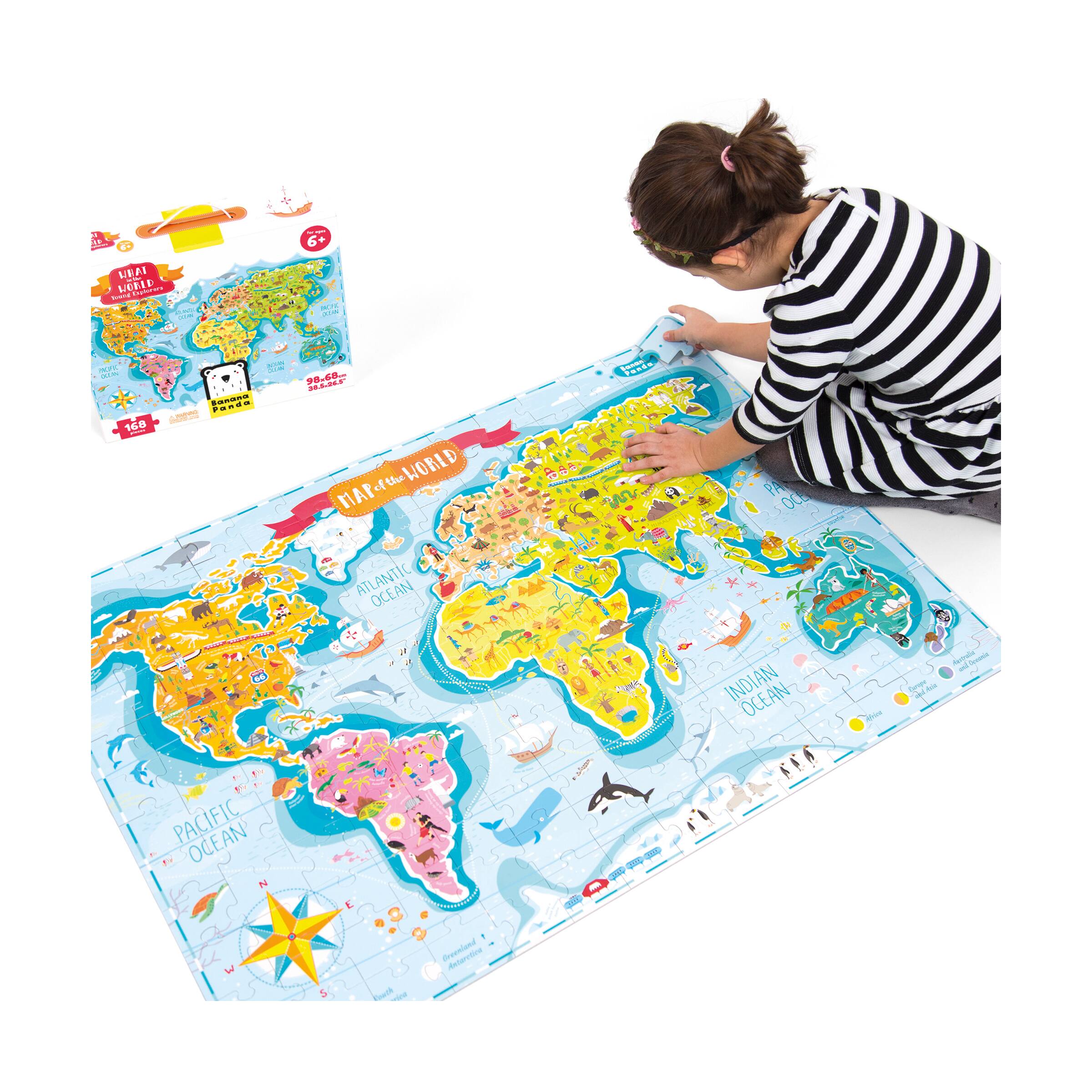Banana Panda™ What in the World Young Explorers 168 Piece Puzzle