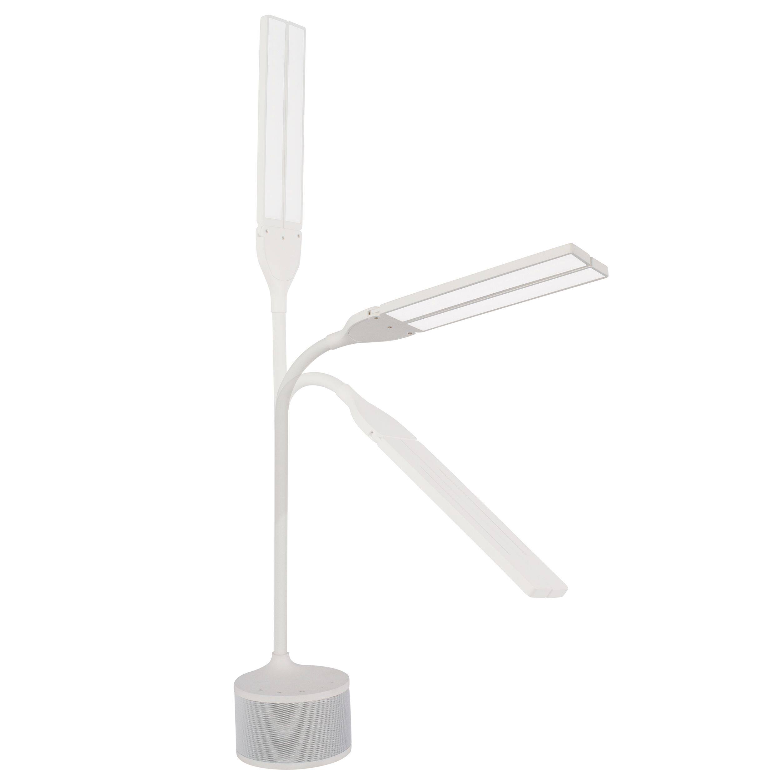 OttLite 21" Dual Shade LED Lamp with Bluetooth Speaker & USB