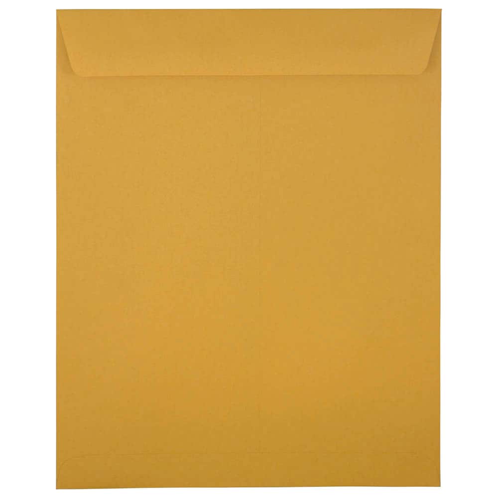 JAM Paper 11.5" x 14.5" Brown Kraft Open End Catalog Manila Envelopes