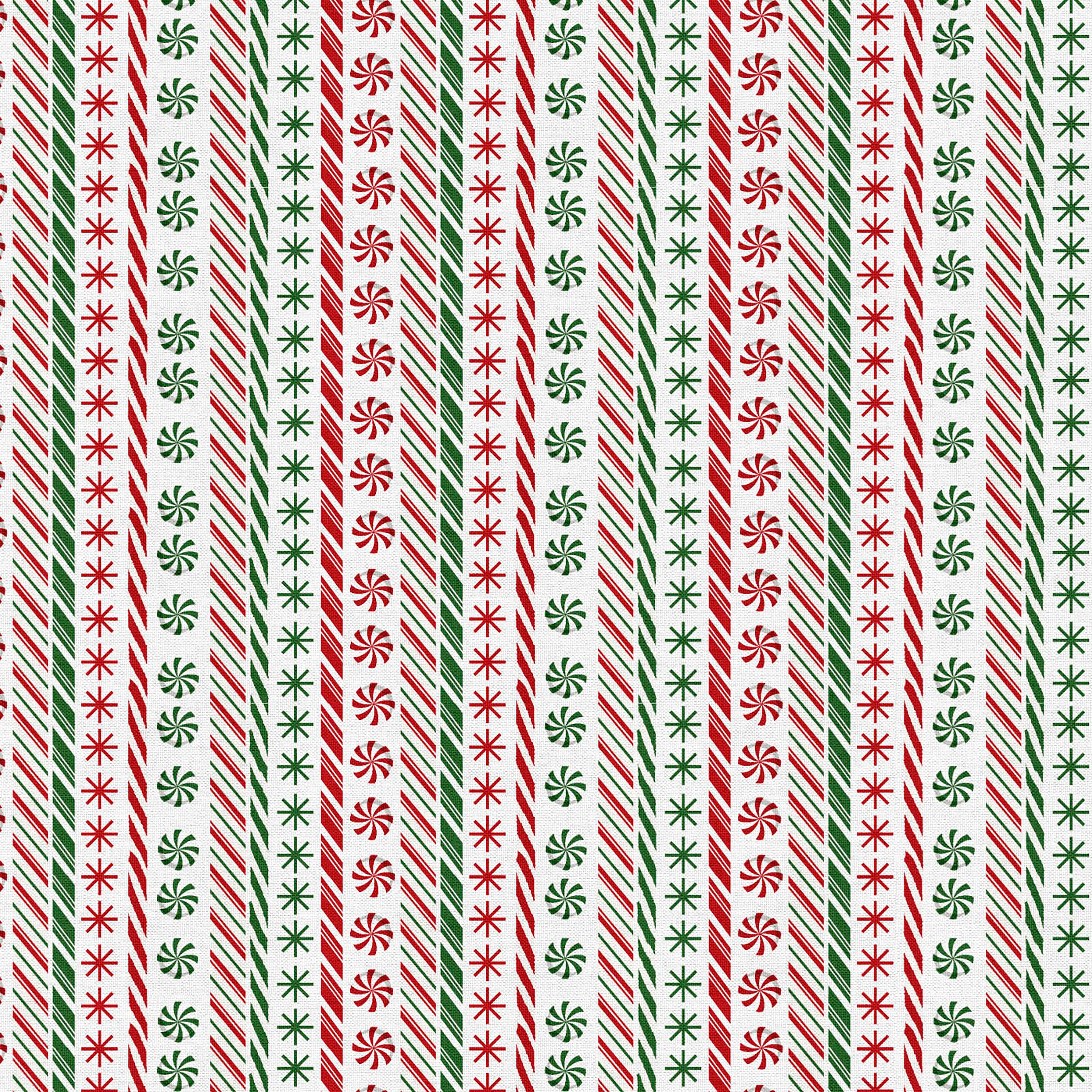 Fabric Editions Peppermint Stripe Cotton Fabric