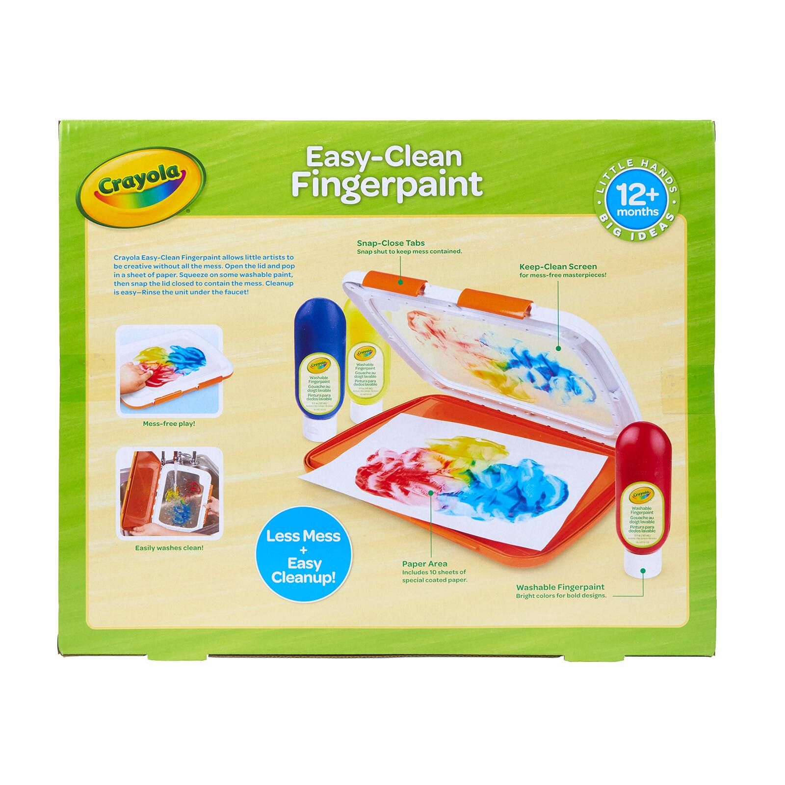 Crayola&#xAE; Easy-Clean Fingerpaint