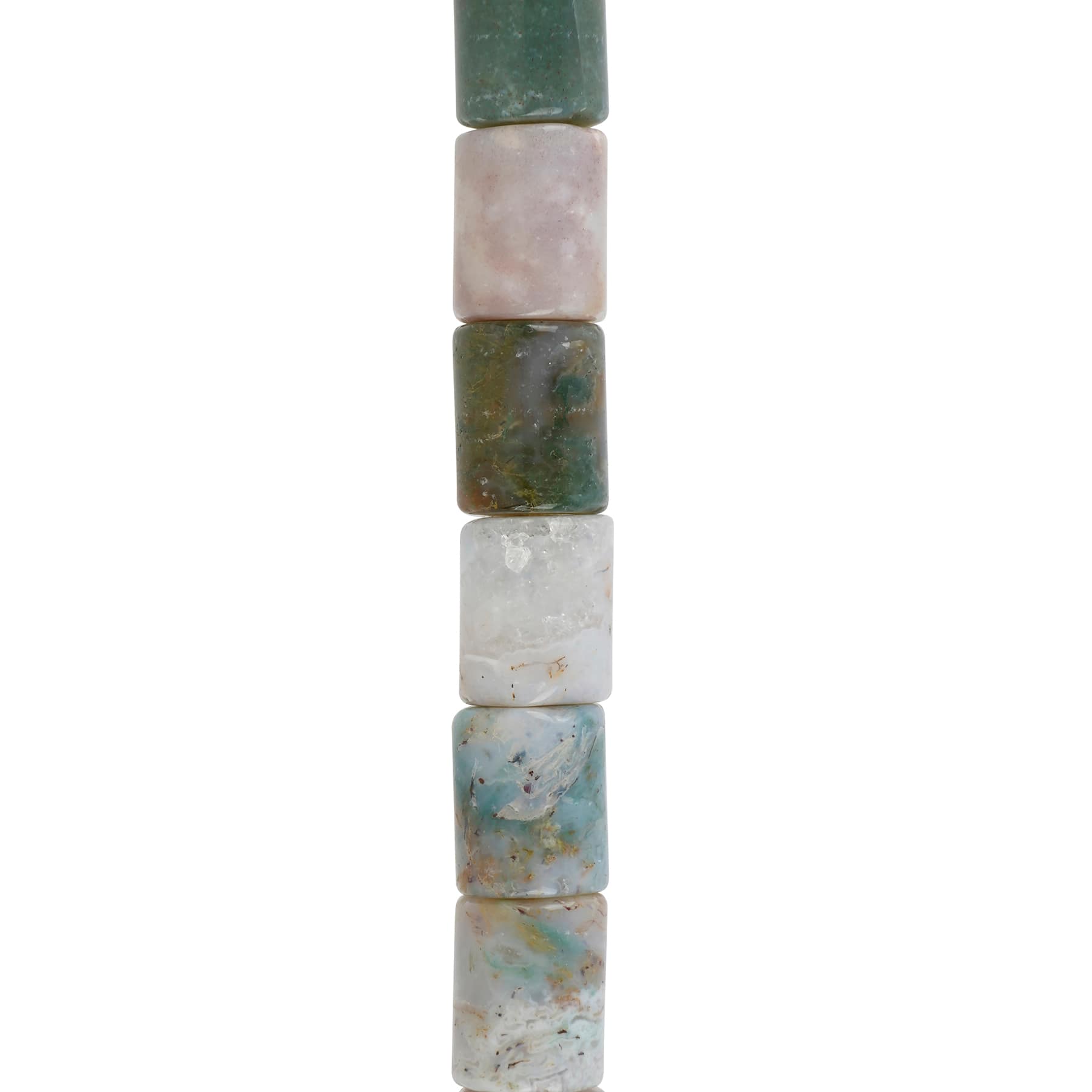 Fancy Jasper Tube Beads, 10mm by Bead Landing™