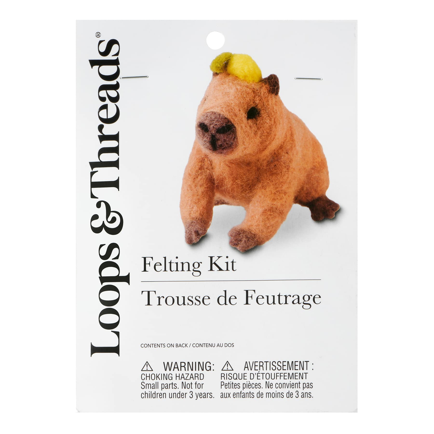 Capybara Felting Kit by Loops & Threads®