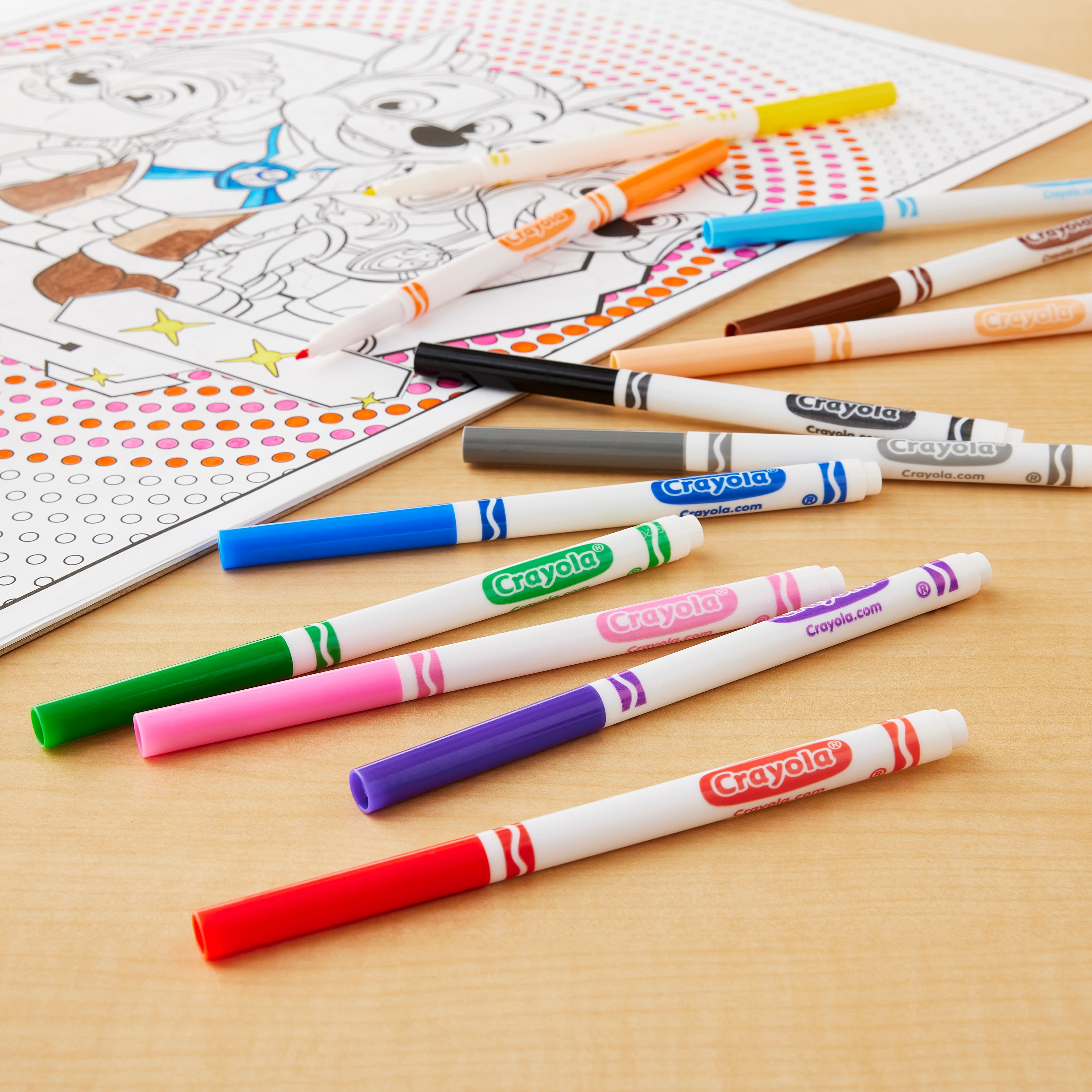 Marqueurs à pointe fine classiques de Crayola