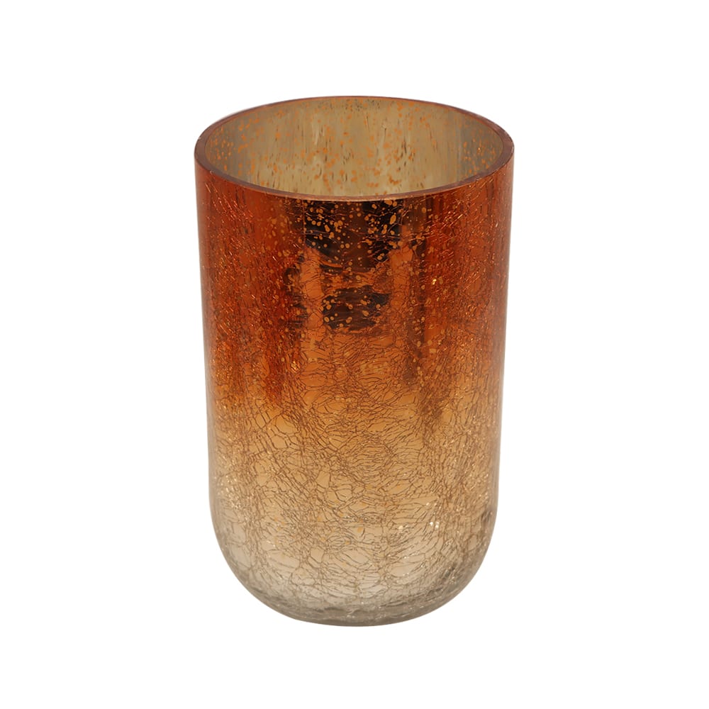 9.5&#x22; Ombre Glass Hurricane Candle Holder by Ashland