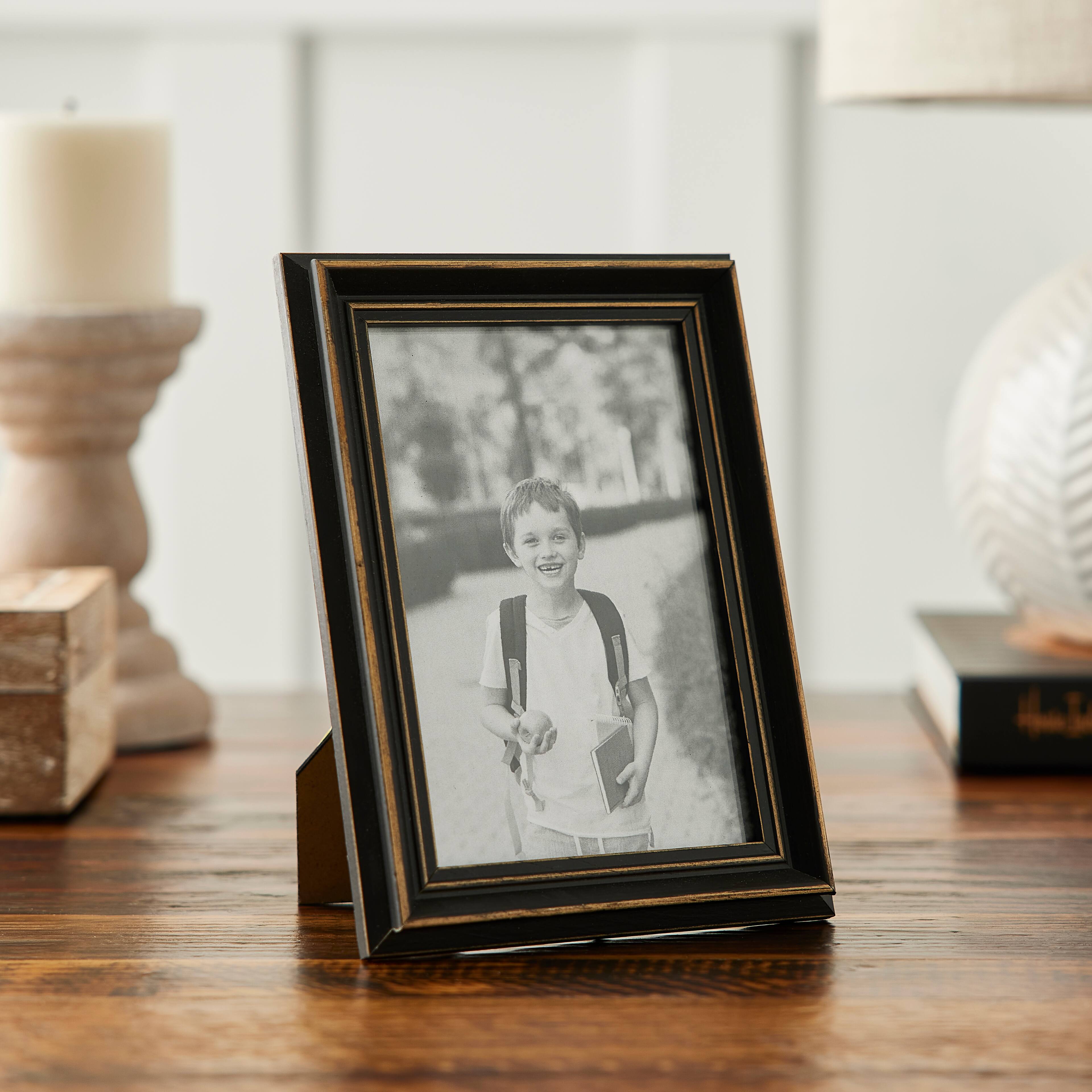 12 Pack: Black Distressed Wood Frame, Simply Essentials&#x2122; by Studio D&#xE9;cor&#xAE;