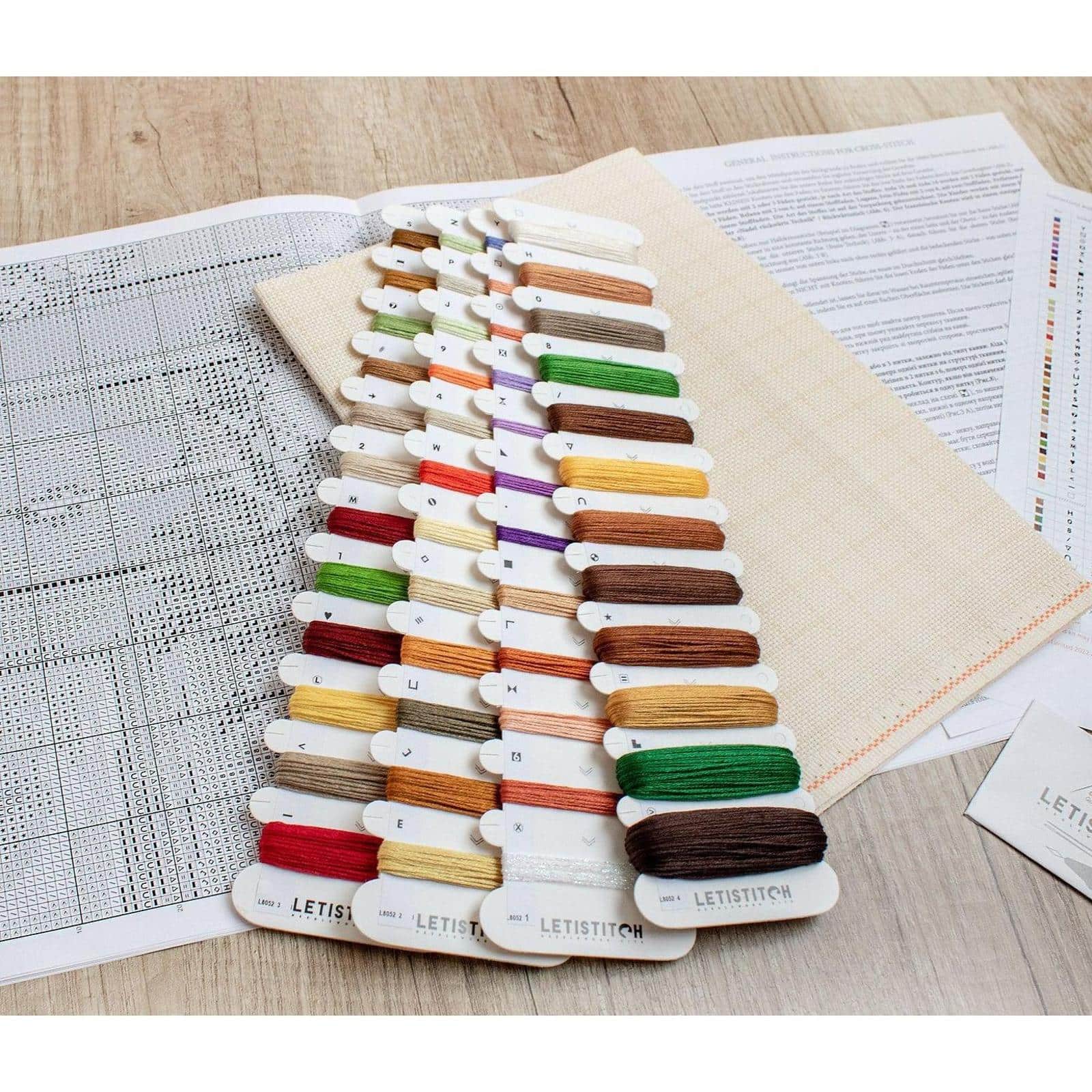 Letistitch Santa&#x27;s Rest by the Chimney Counted Cross Stitch Kit