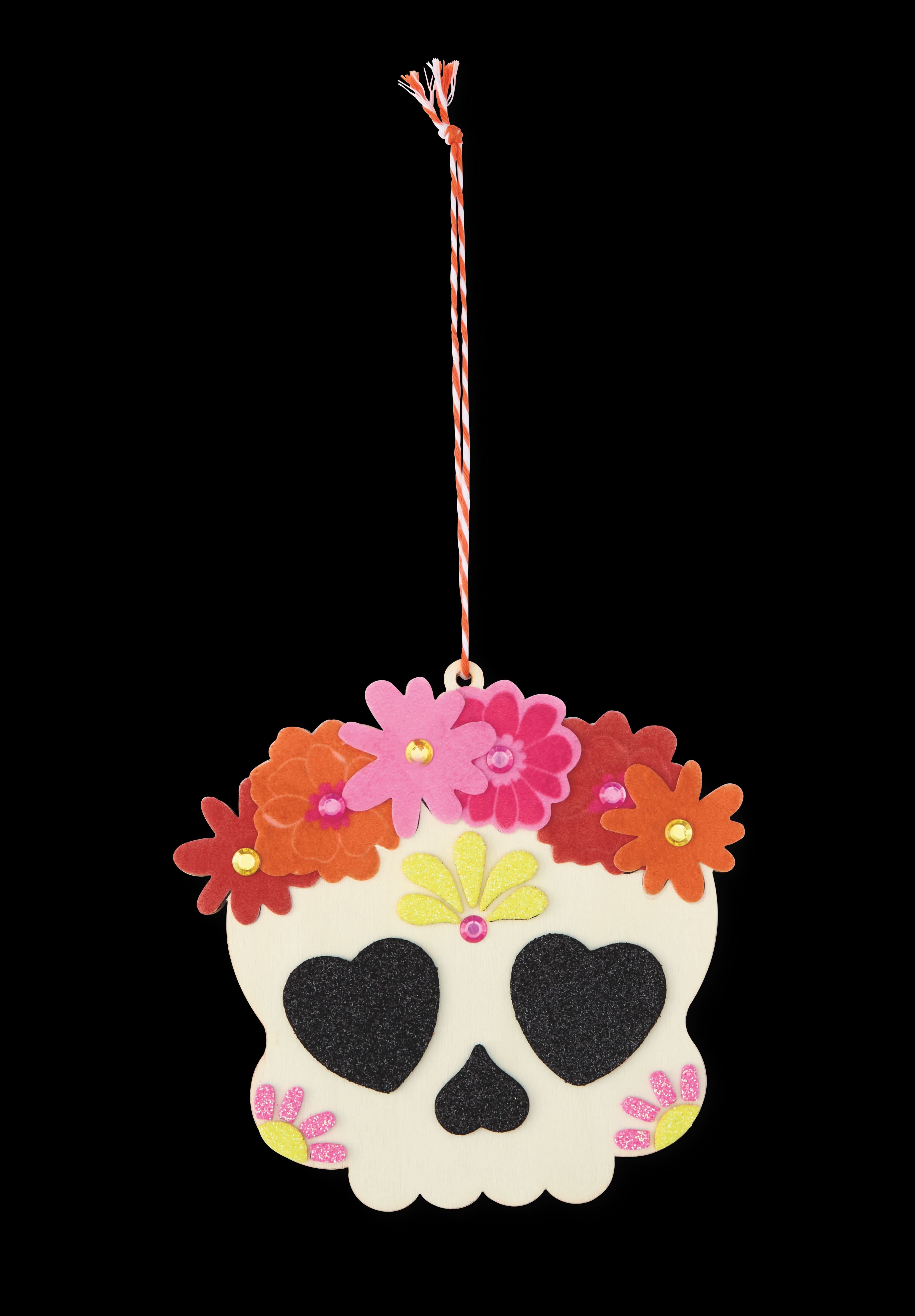10.5&#x22; Sugar Skull Wood Ornament Craft Kit by Creatology&#x2122;