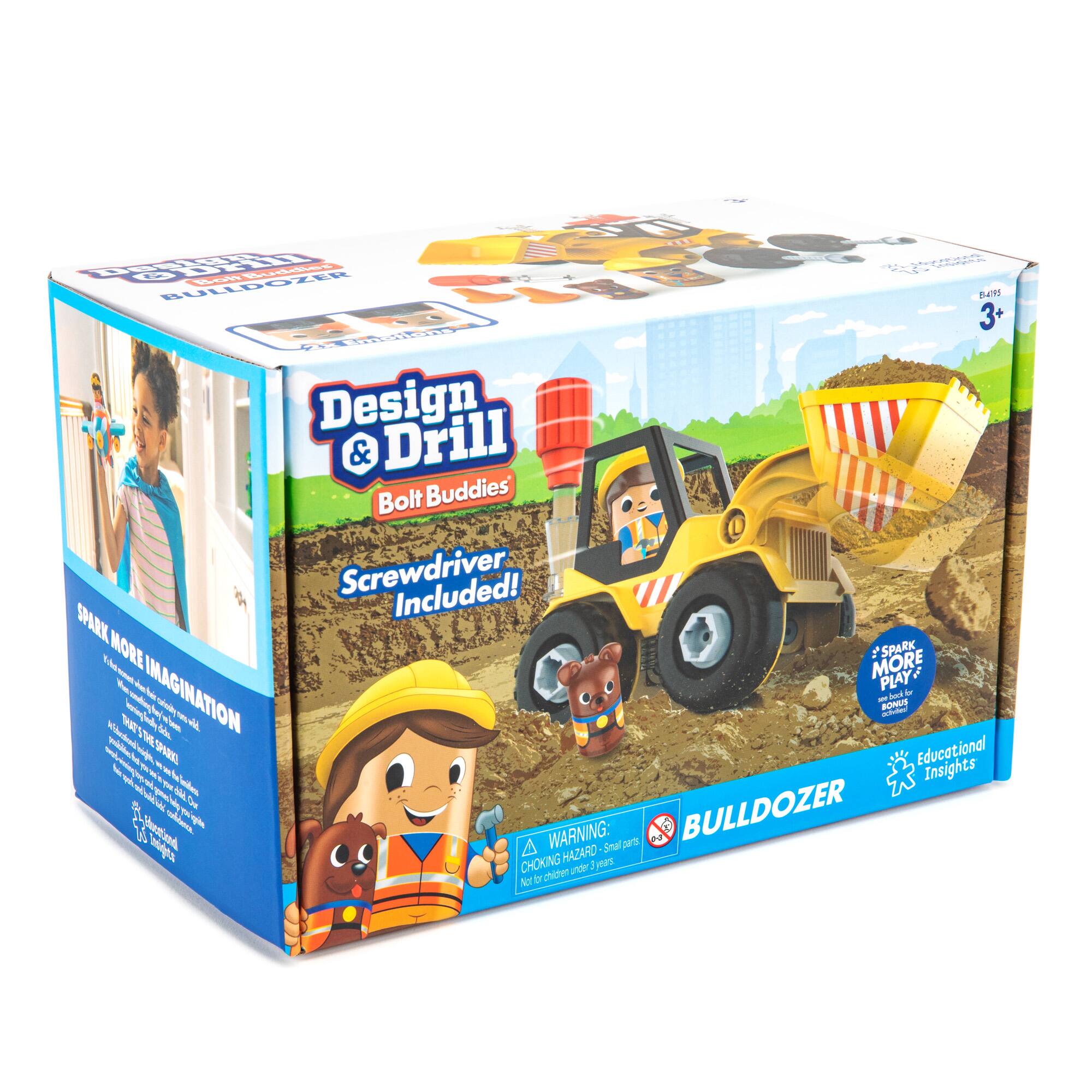 Educational Insights Design & Drill® Bolt Buddies® Bulldozer