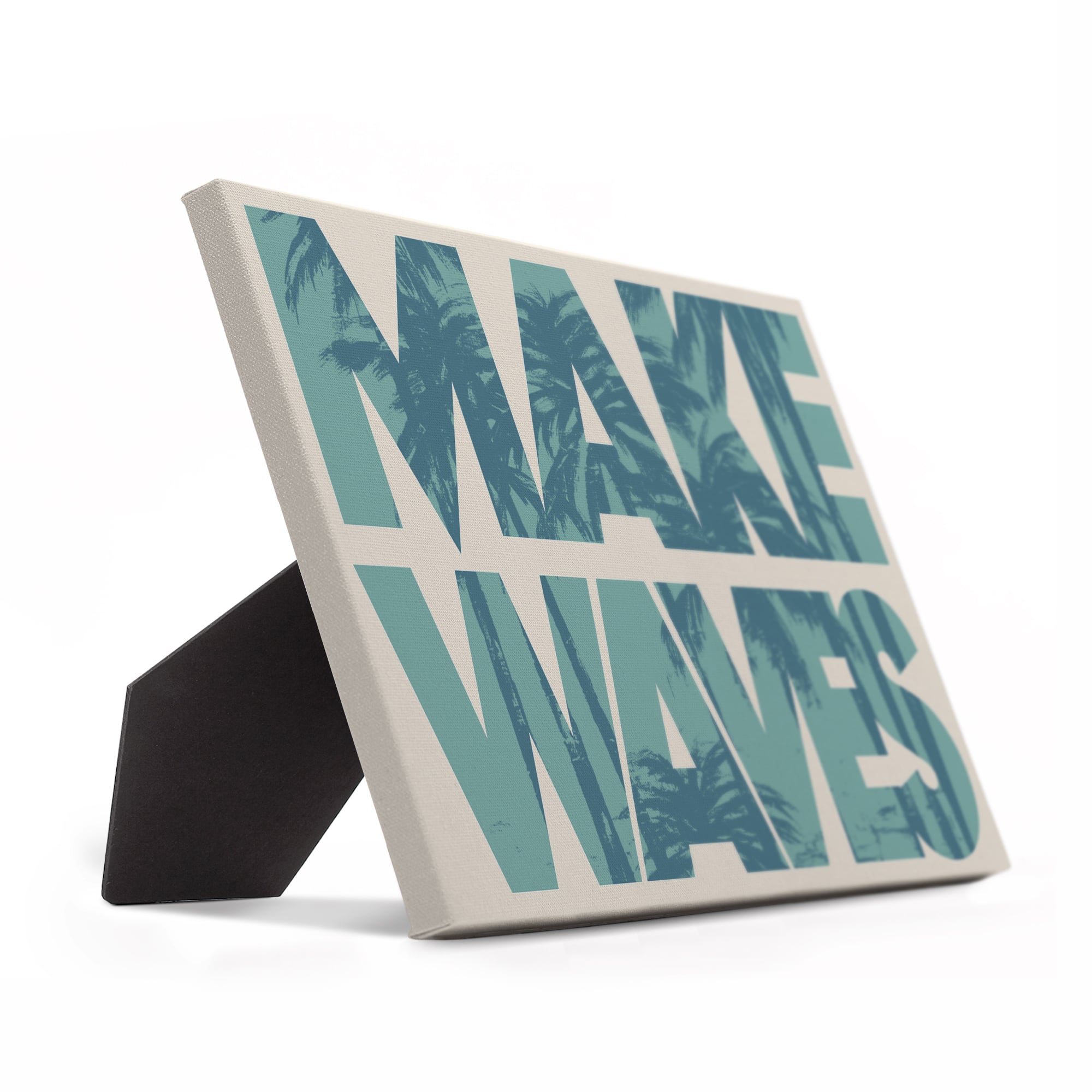 Make Waves Tabletop Canvas Accent