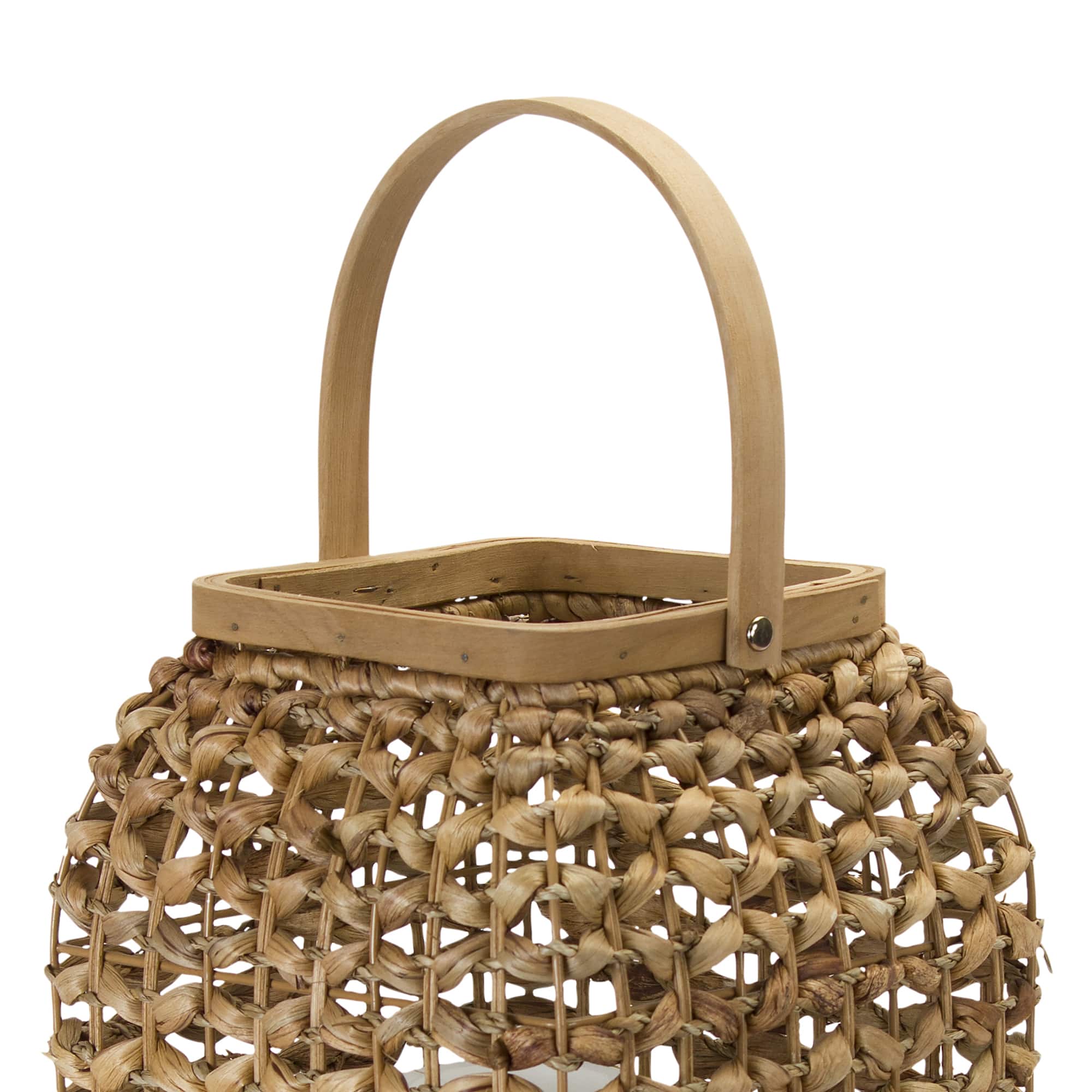 21.5&#x22; Wicker Lantern