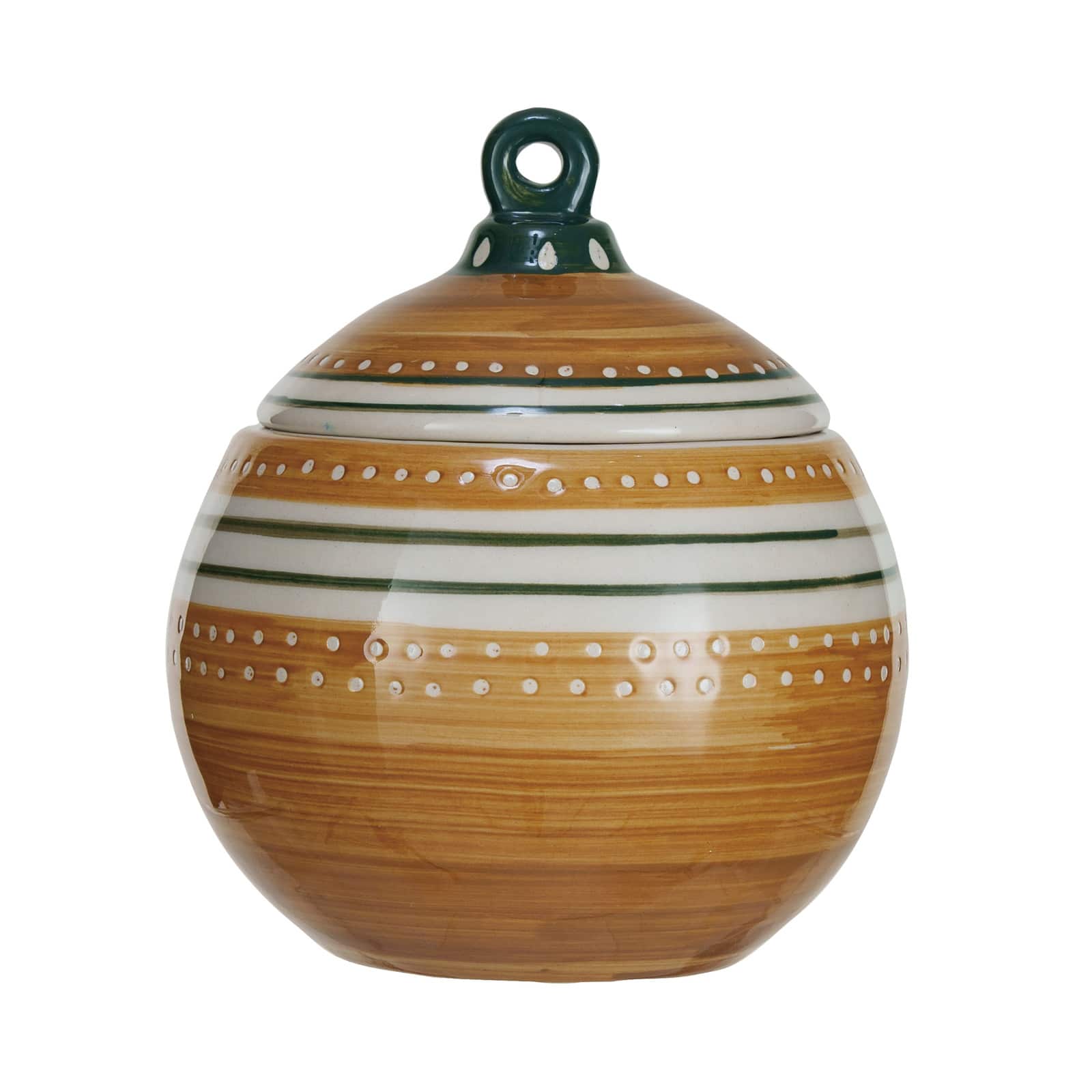 Hello Honey® 5.75" Wax Relief Ornament Stoneware Jar