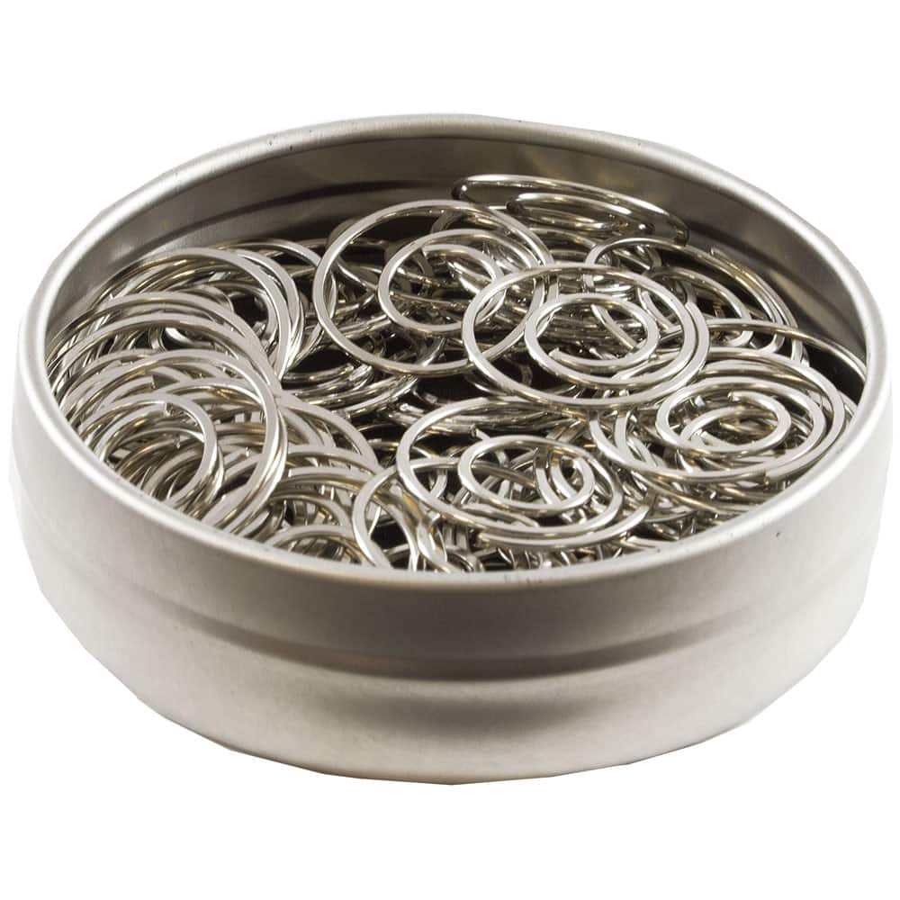 JAM Paper Silver Circular Paper Clips