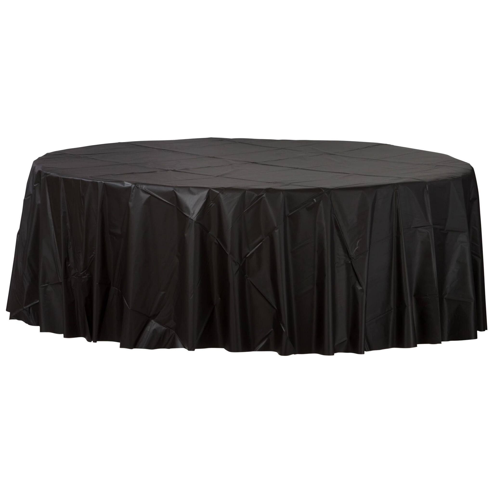 84" Round Plastic Table Cover, 6ct. Michaels