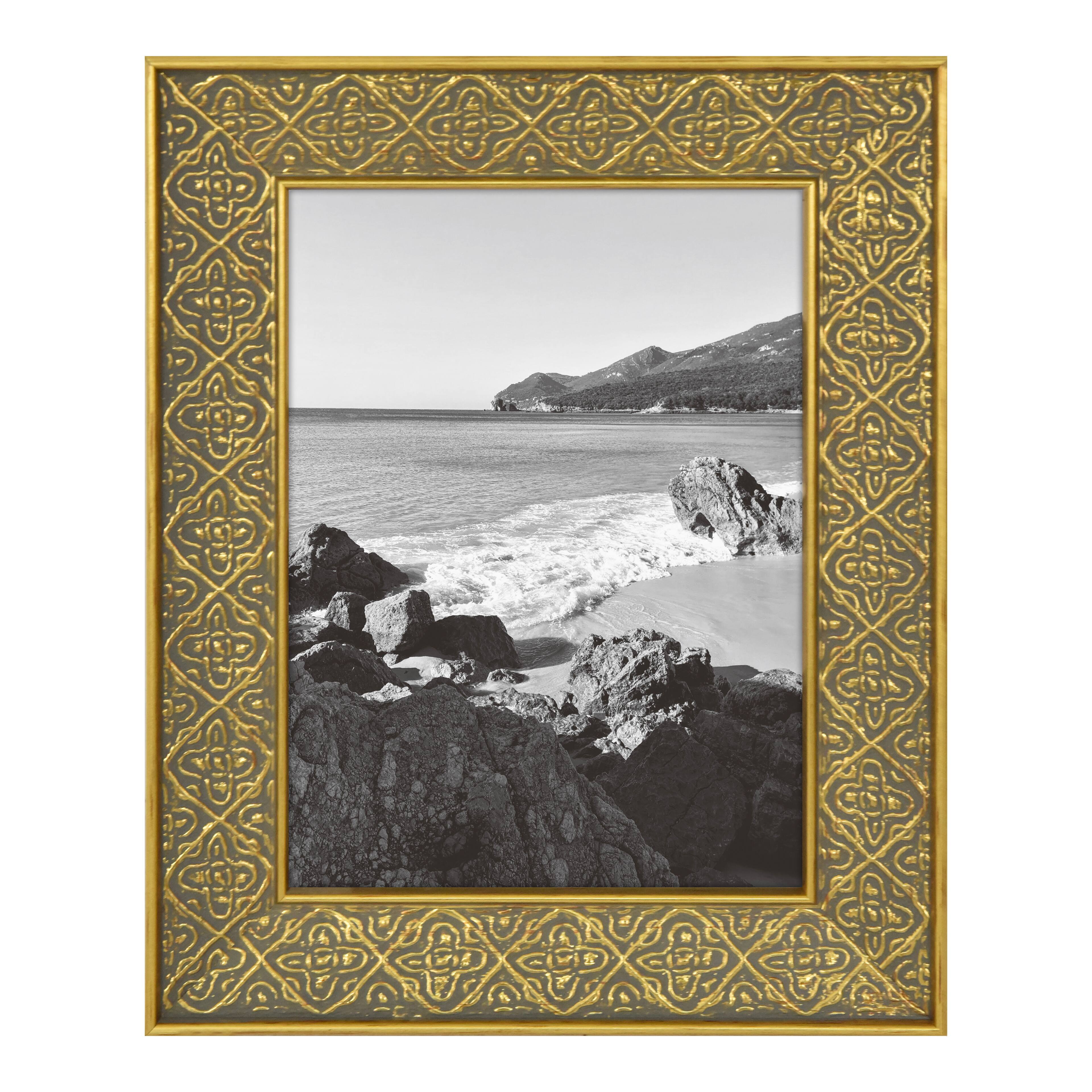 5" x 7" Gold Stamped Tabletop Frame by Studio Décor® Treasured Finds