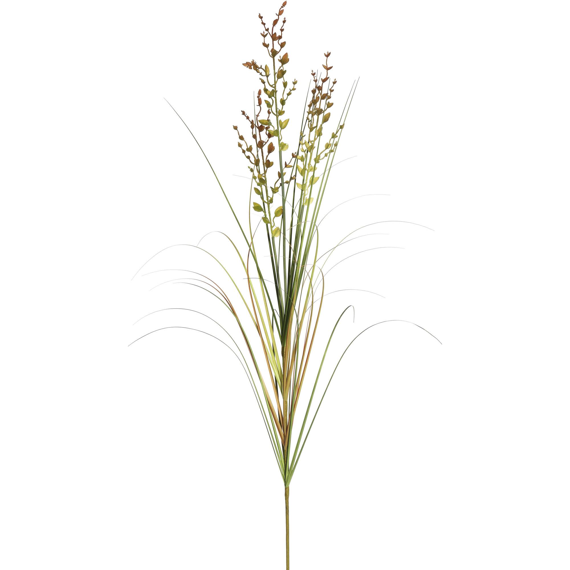 Artificial Potted Green &#x26; Brown Grass