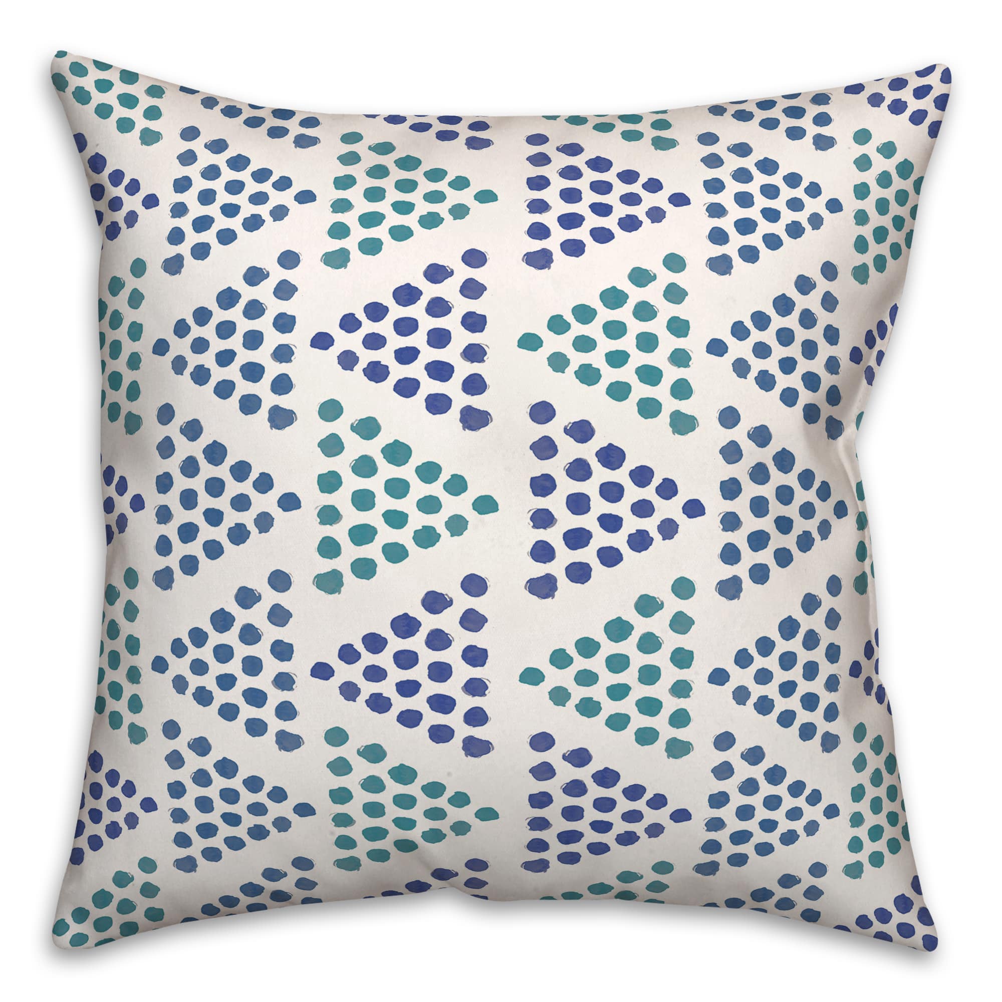 Triangles Throw Pillow