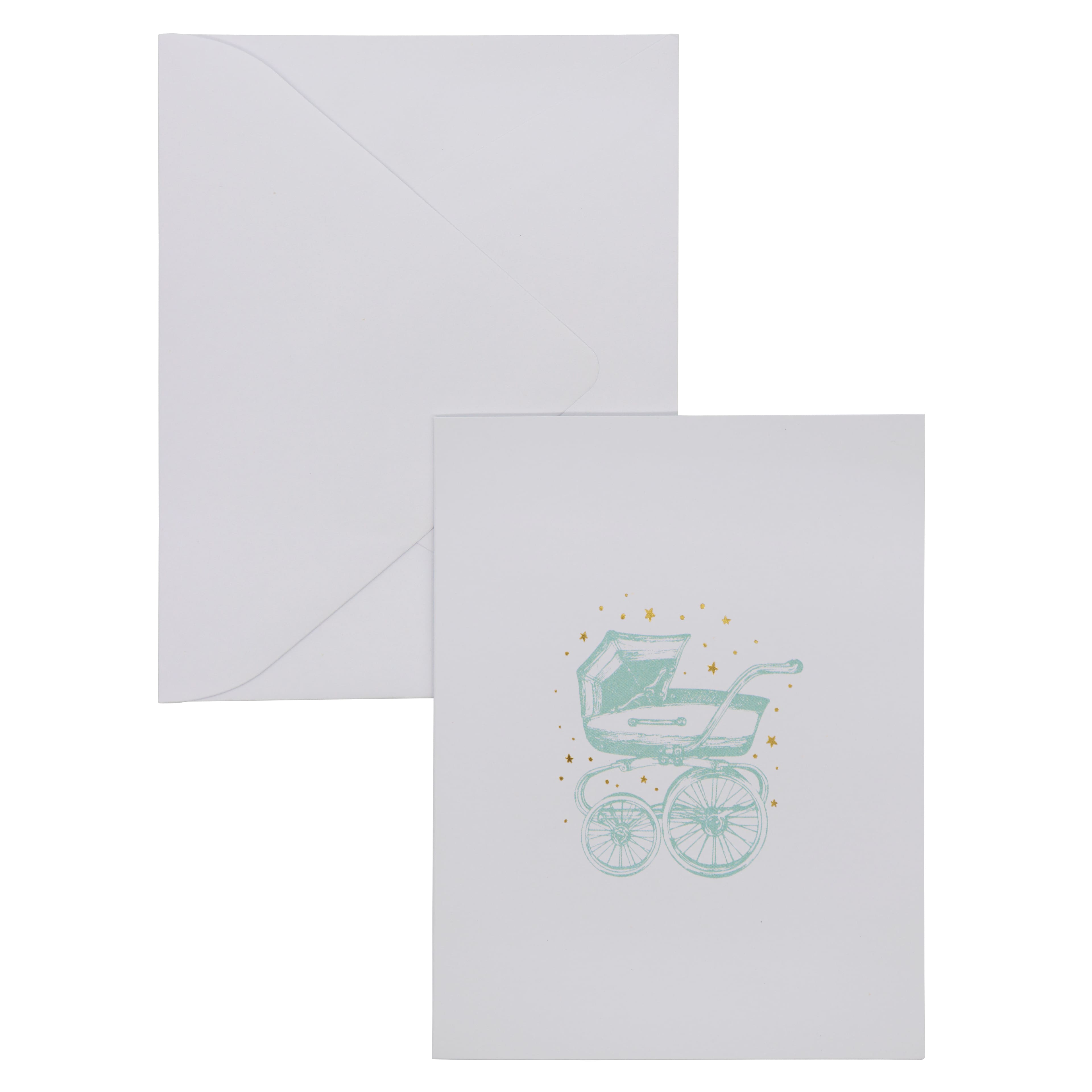 Baby Stroller Blank Greeting Card Set by Celebrate It&#x2122;