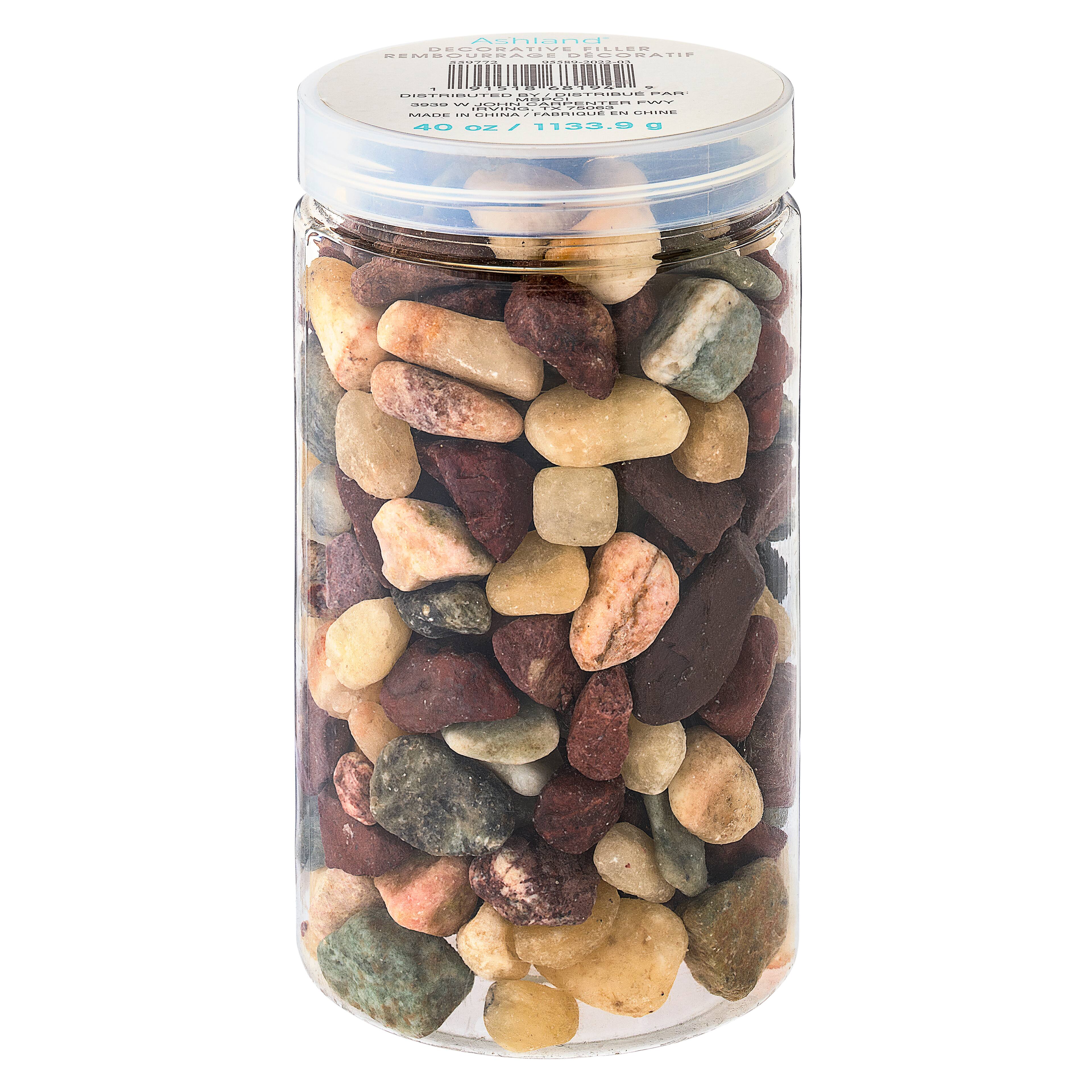 12 Pack: Mixed Decorative Marble River Rocks by Ashland&#x2122;