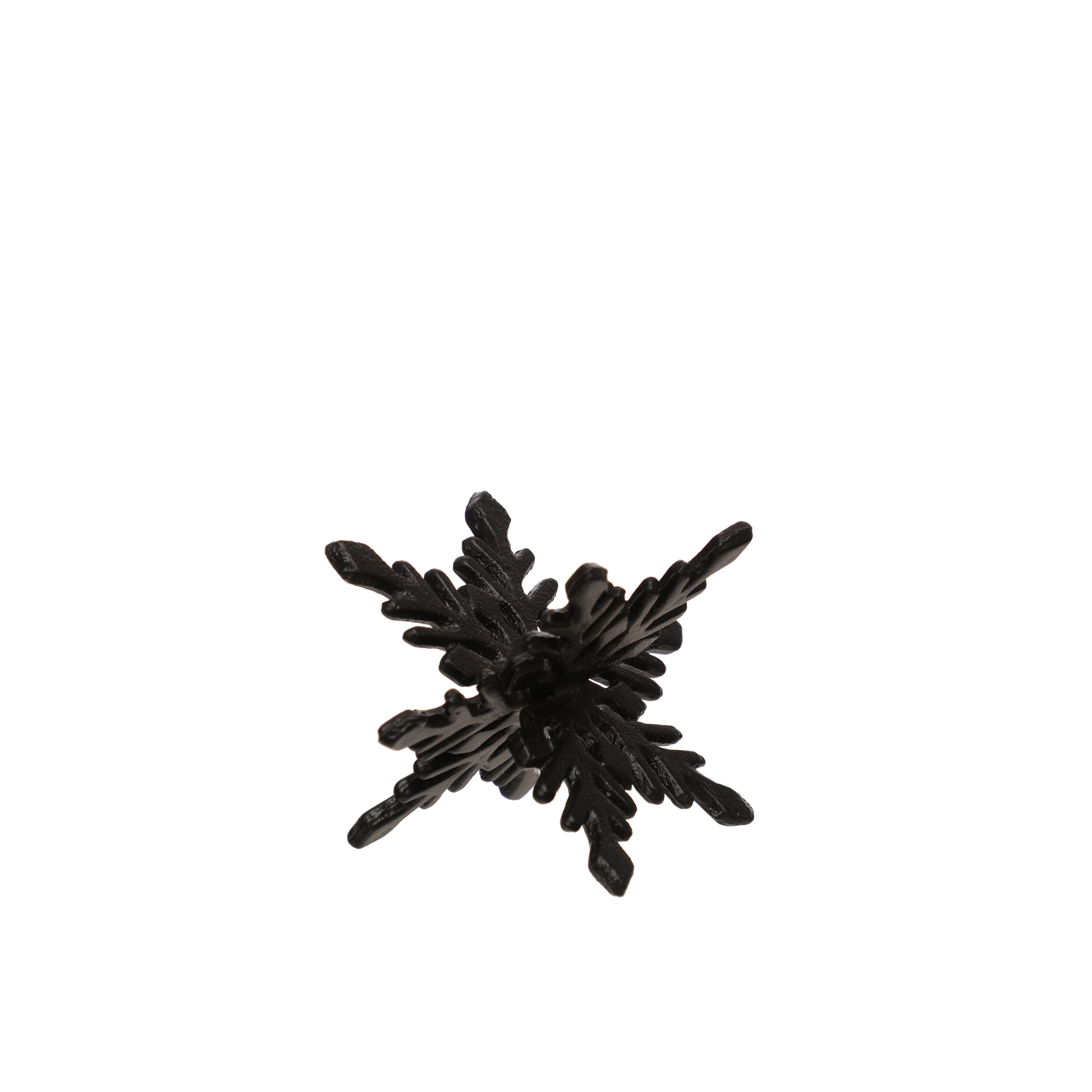 4&#x22; Black Snowflake Tabletop D&#xE9;cor by Ashland&#xAE;
