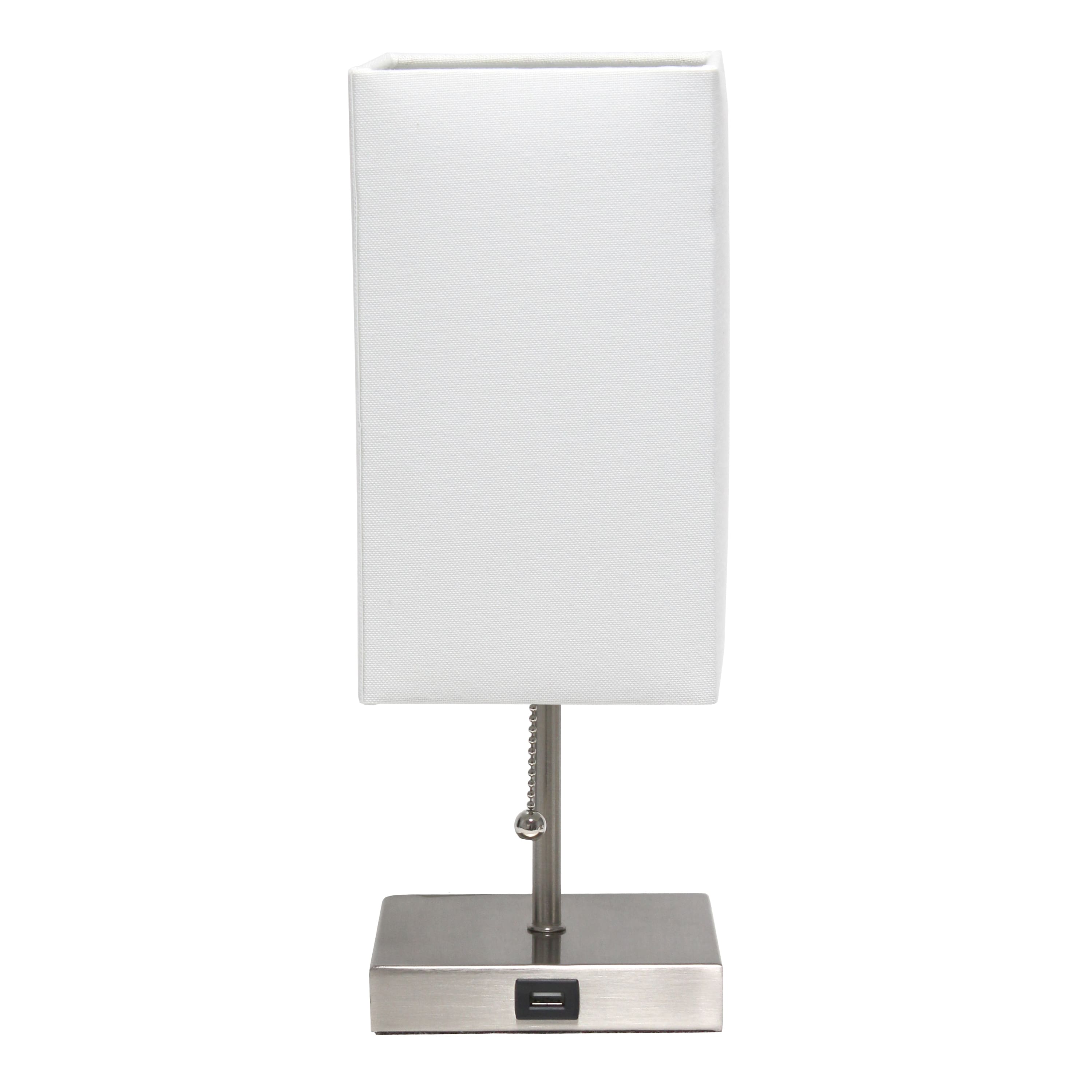 Simple Designs Stick Lamp with USB Charging Port