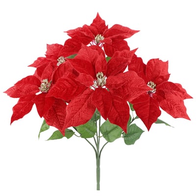 Red Poinsettia Bush by Ashland® | Christmas Bushes | Michaels