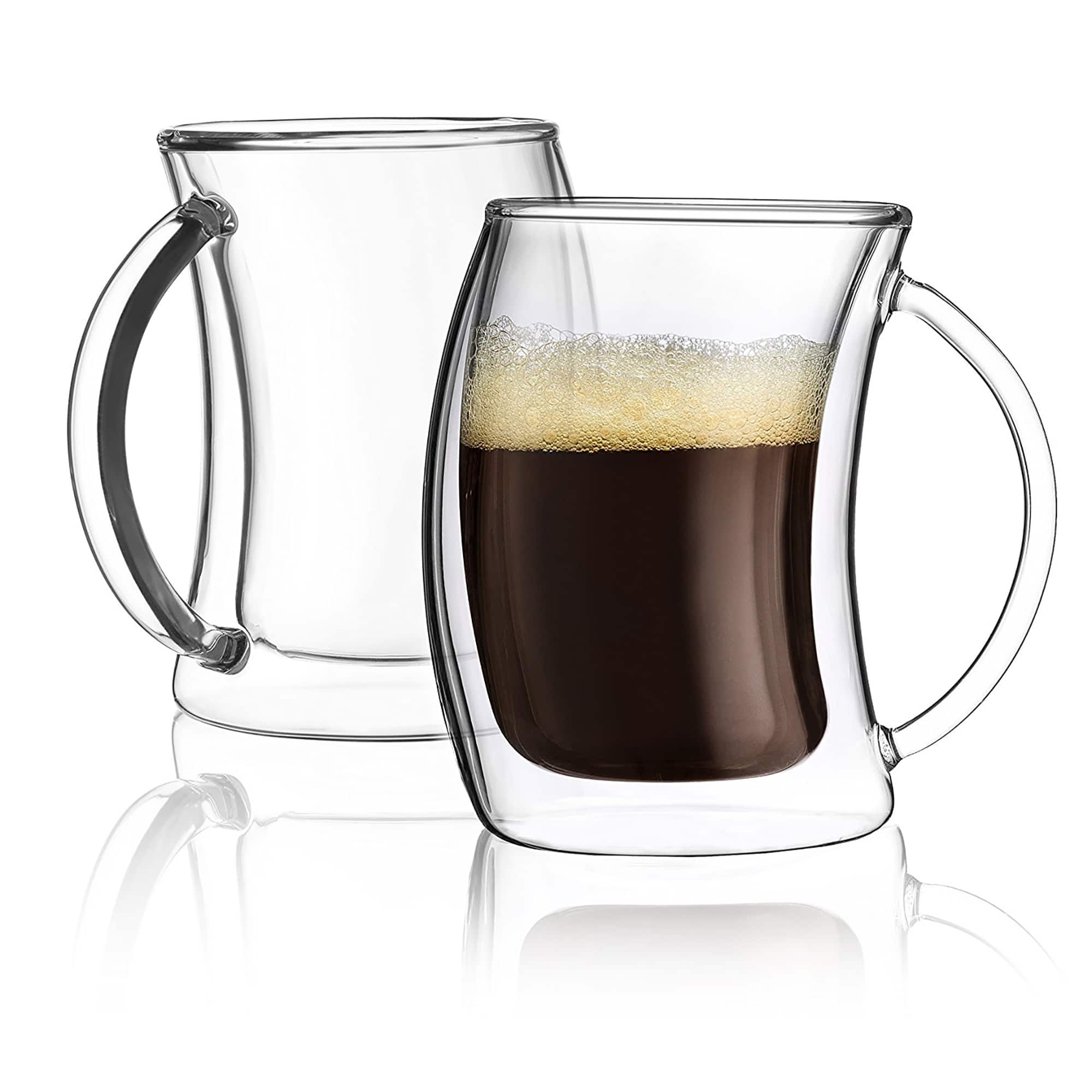 JoyJolt&#xAE; Caleo Double Wall Espresso Glasses, 4ct.