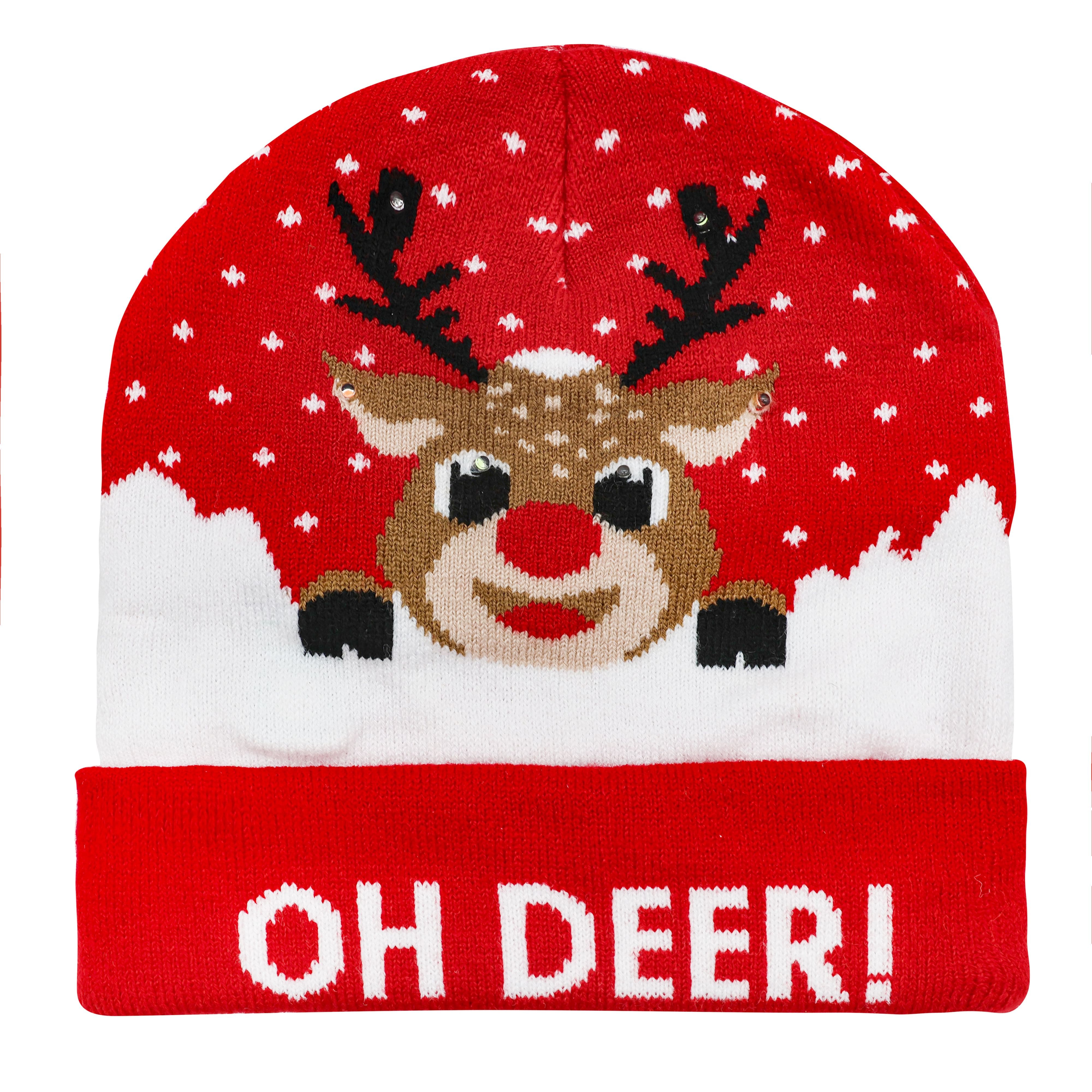 Oh Deer! Light Up Beanie by Celebrate It™