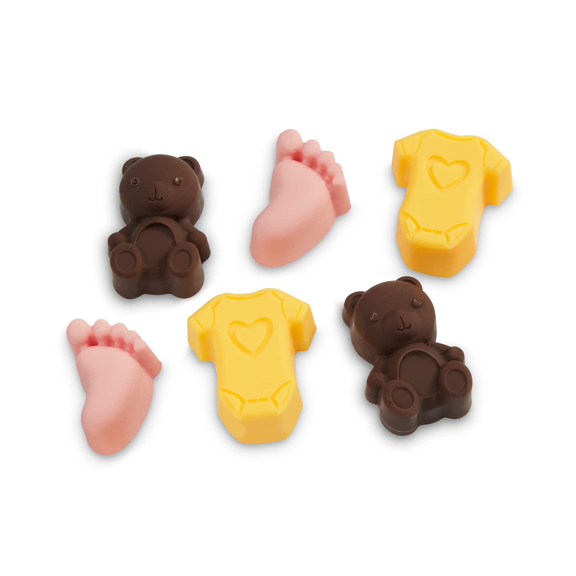 Celebrate It Bear, Onesie & Feet Silicone Candy Mold - Each