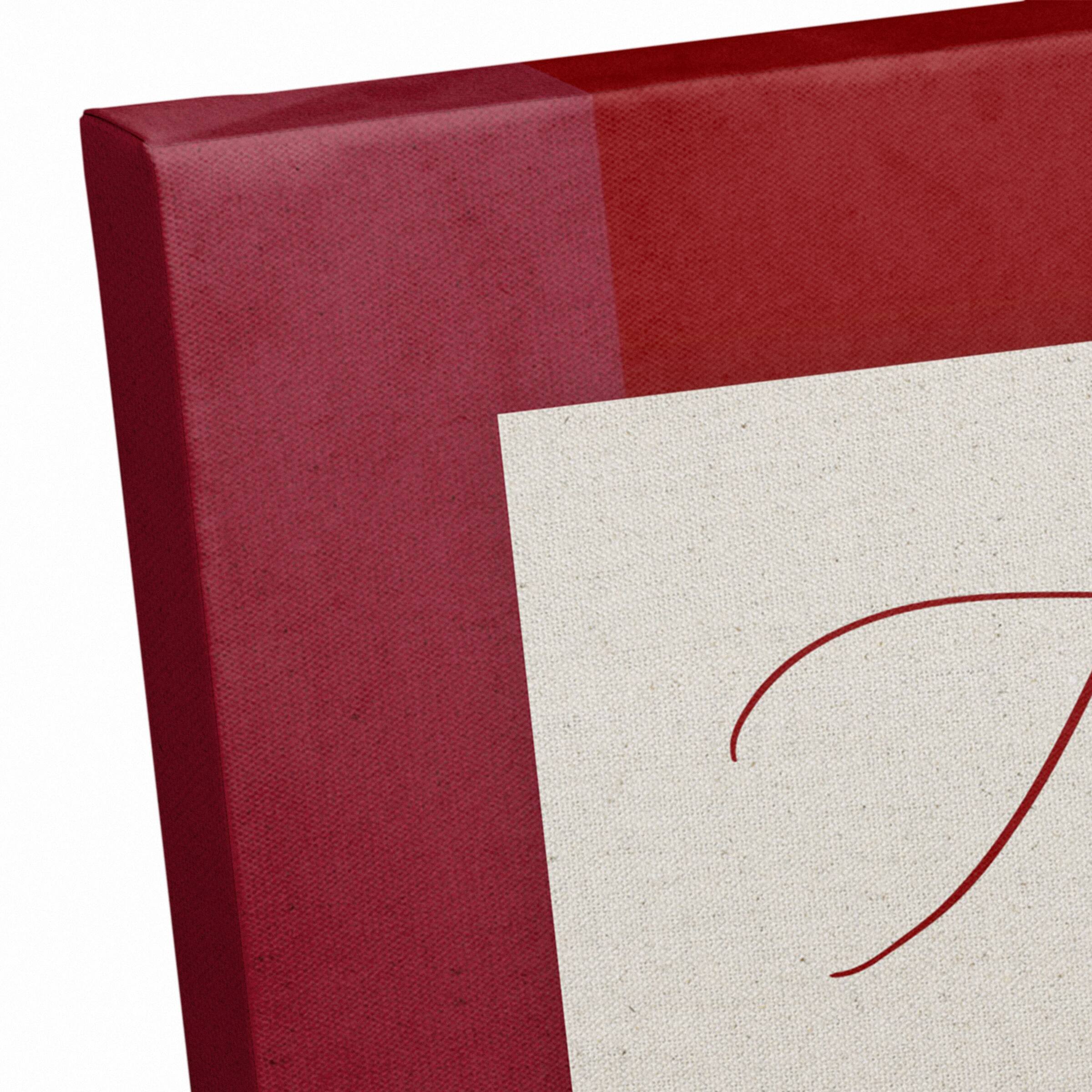 Thankful Blessed Mess Leaves Canvas Wall Art