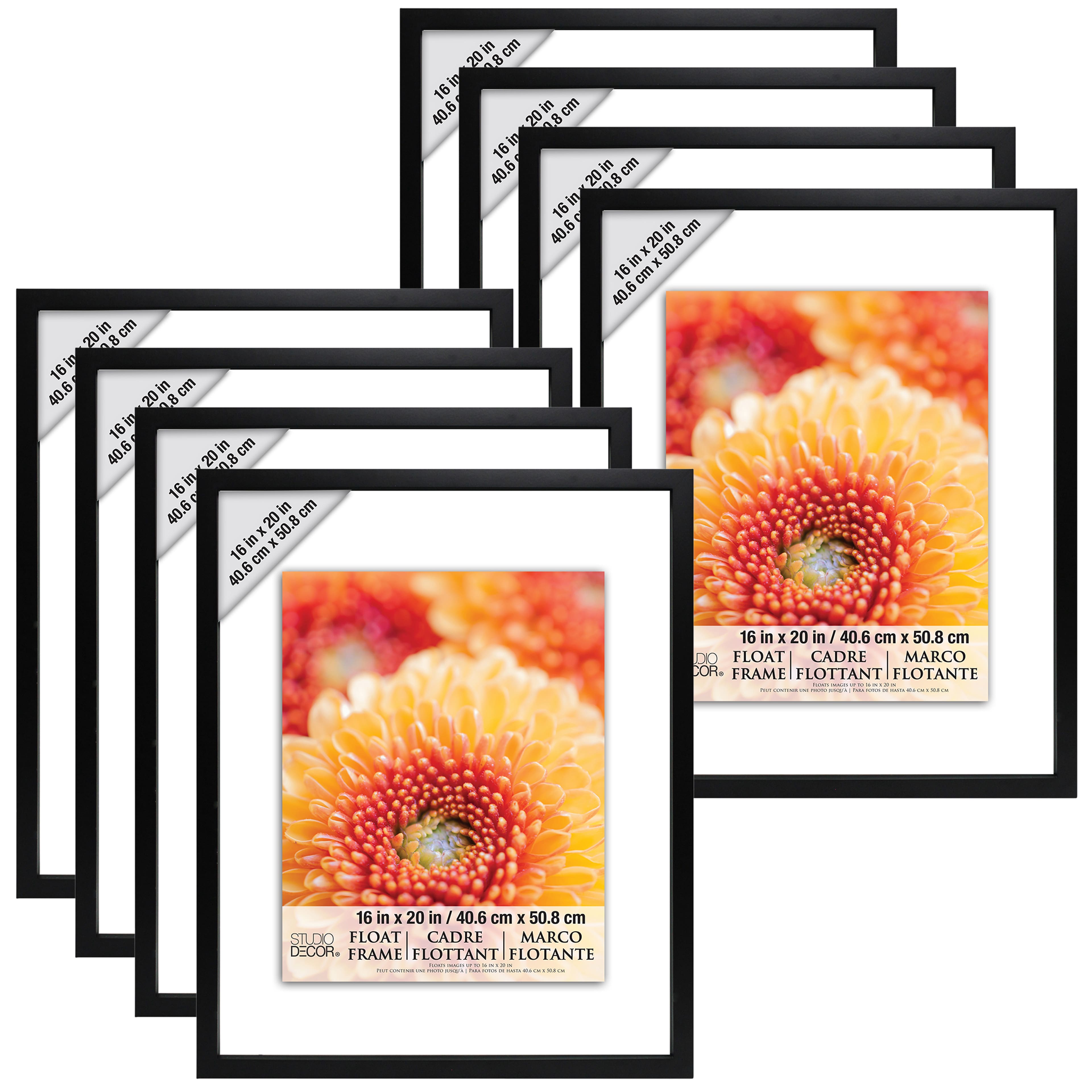 8 Pack: Black Float Frame by Studio Décor®