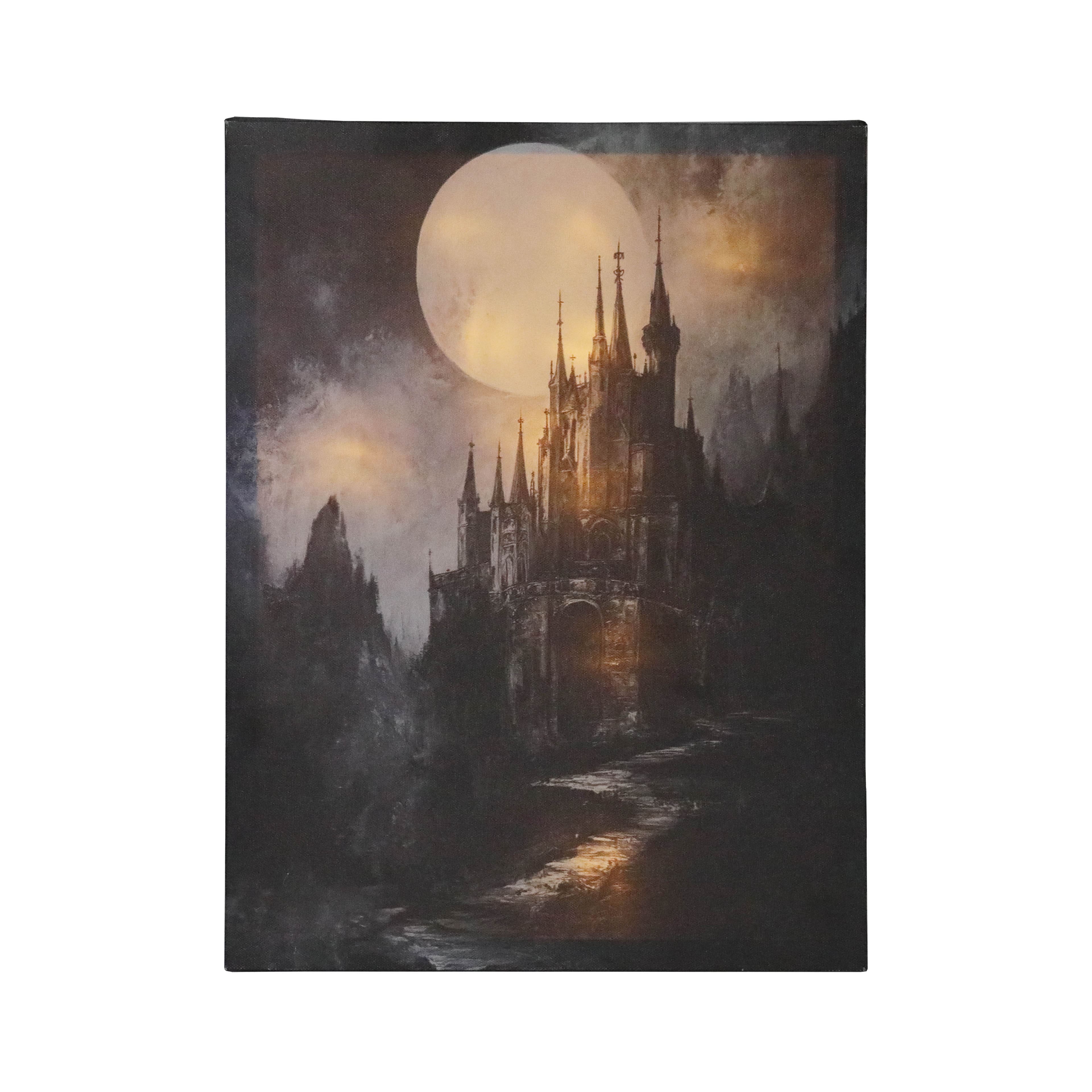 15.75&#x22; LED Dark Castle in Moonlight Wall D&#xE9;cor by Ashland&#xAE;