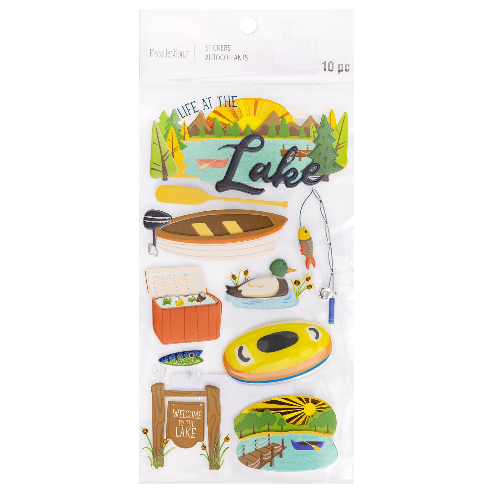 12 Pack: Life at the Lake Stickers by Recollections™
