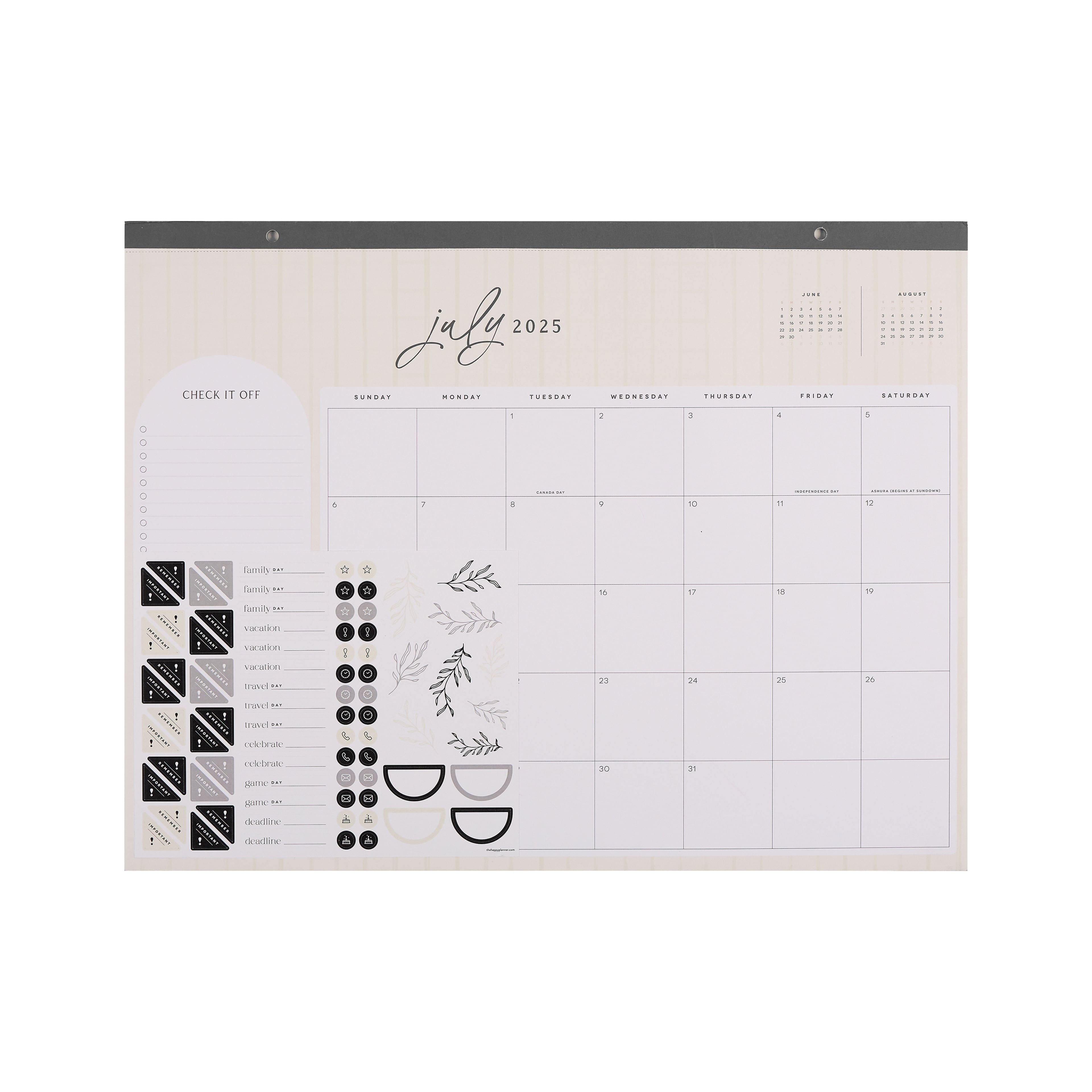 The Happy Planner&#xAE; Sharp Studies 12-Month Desk Calendar