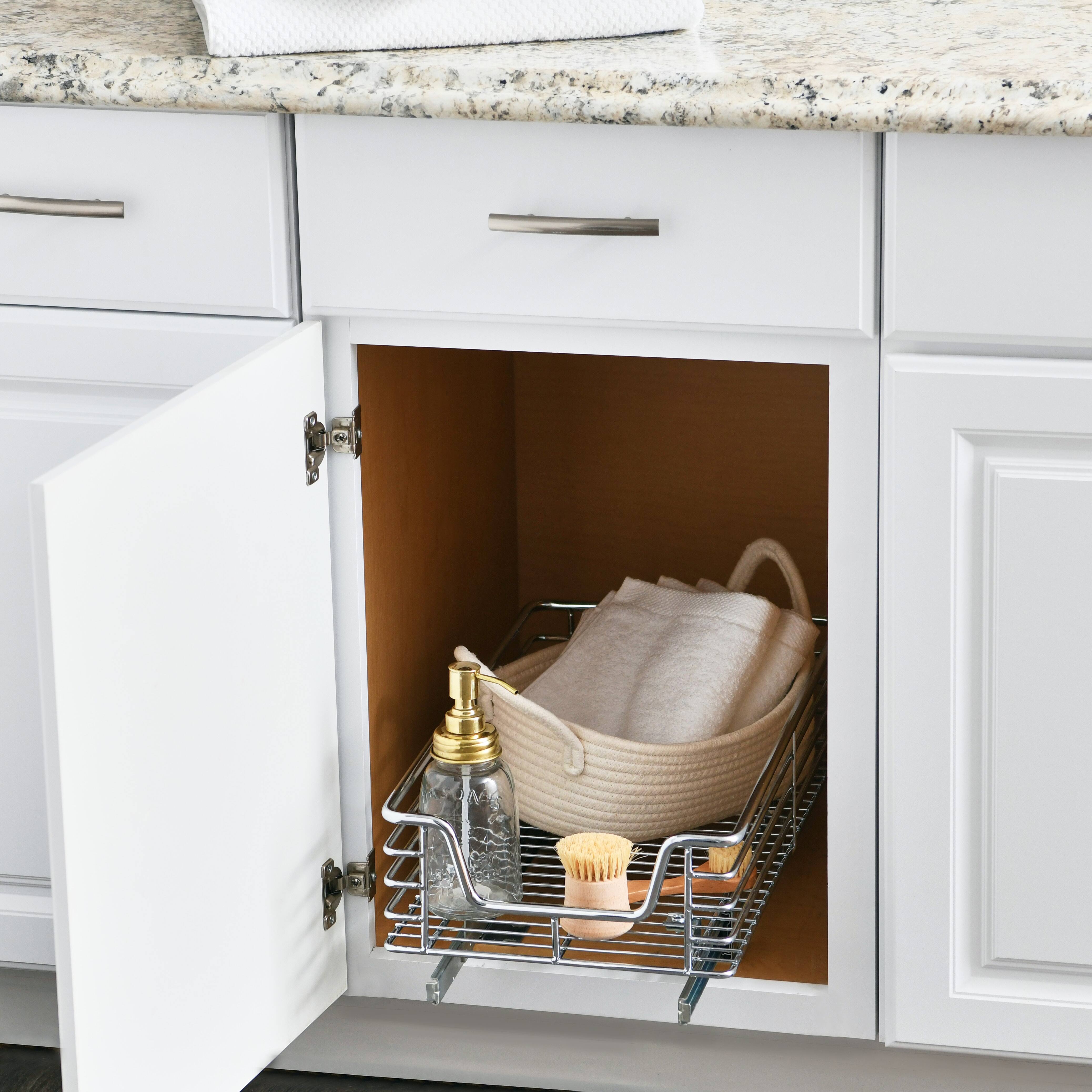 Household Essentials Glidez Chrome Cabinet Organizer