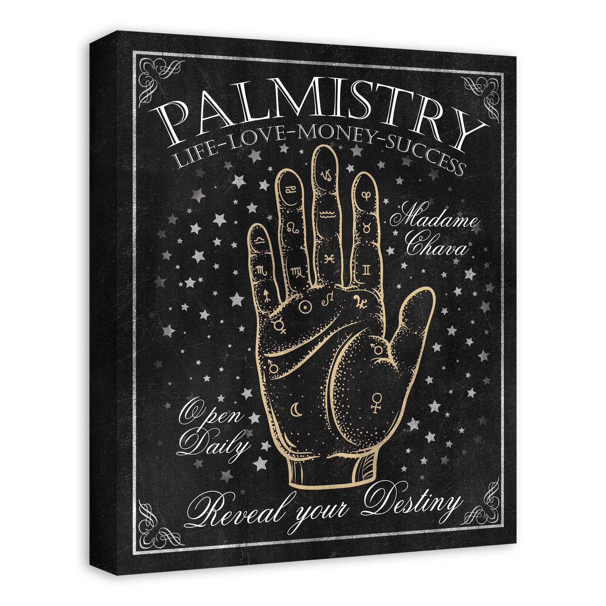 Palmistry Sign 8 16" x 20" Canvas Wall Art