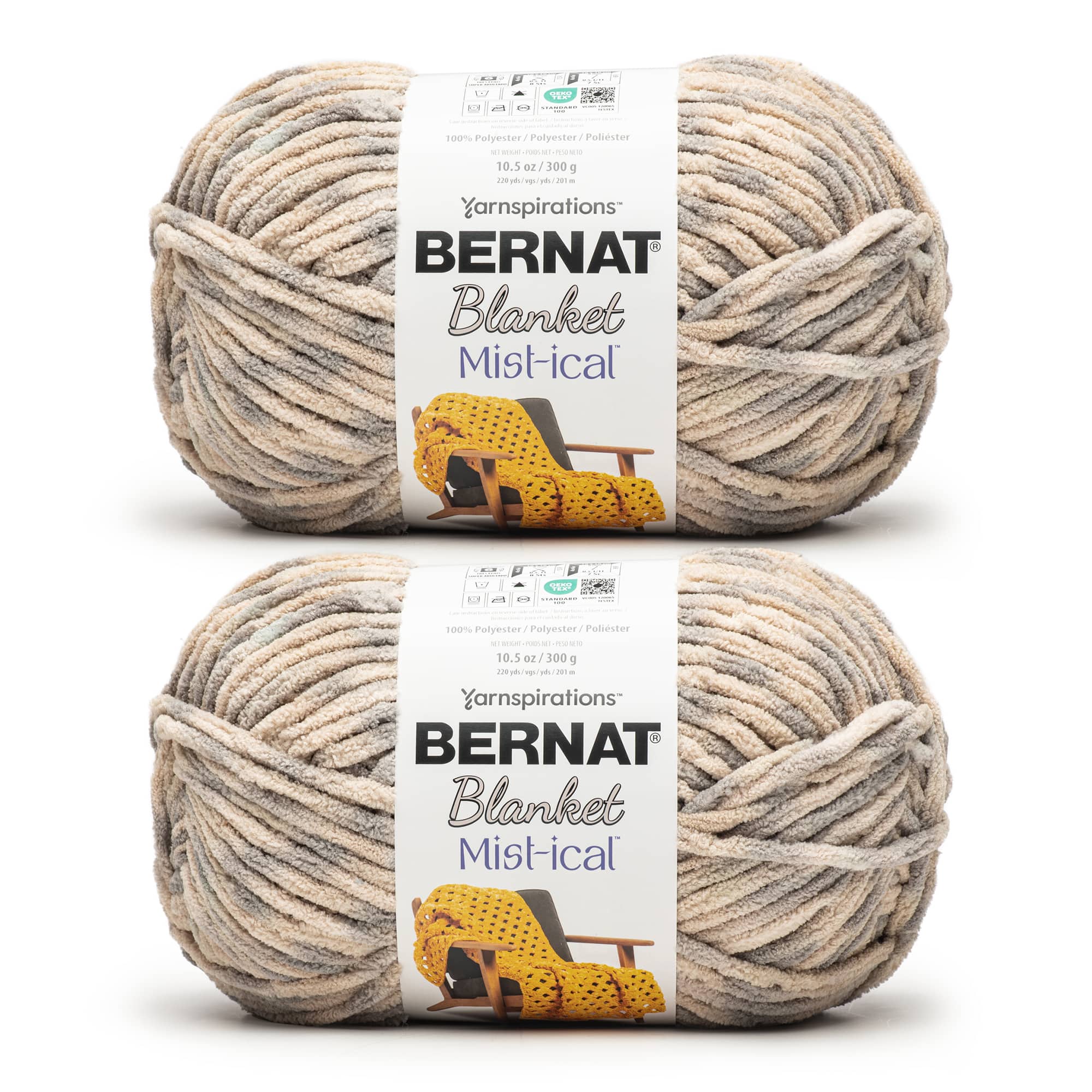 2 Pack Bernat&#xAE; Blanket Mist-ical&#x2122; Yarn