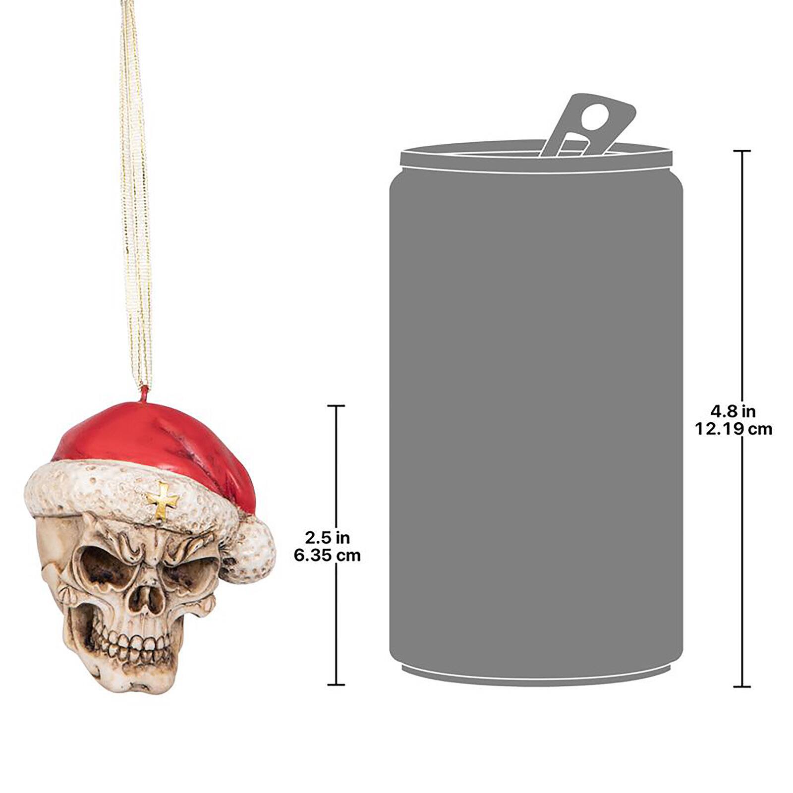Design Toscano Skelly Claus II Holiday Skeleton Ornament