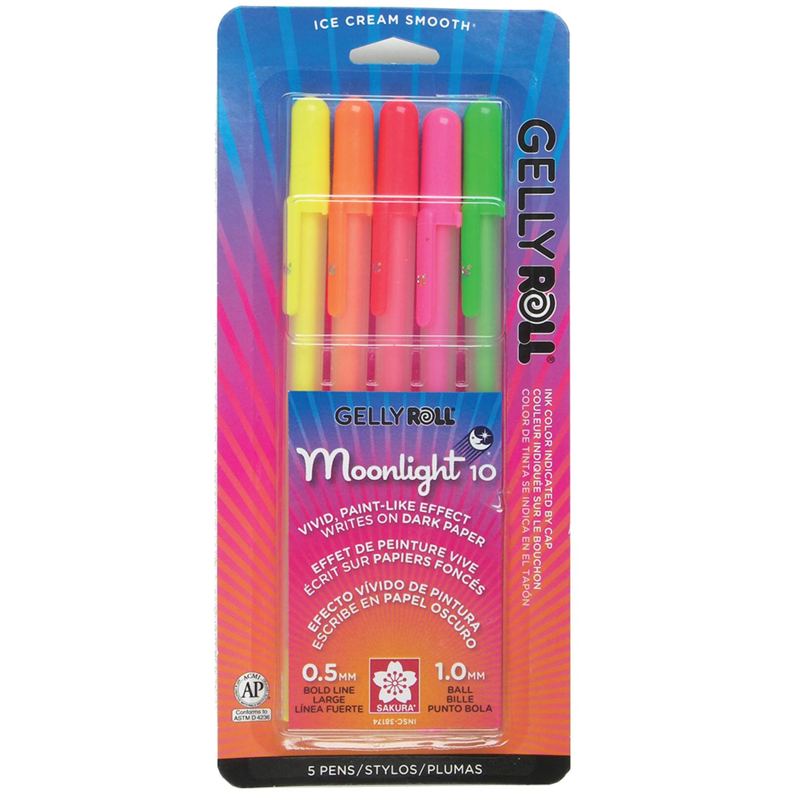 Gelly Roll® Moonlight® 10 Bold Point Gel Pen 5 Color Set
