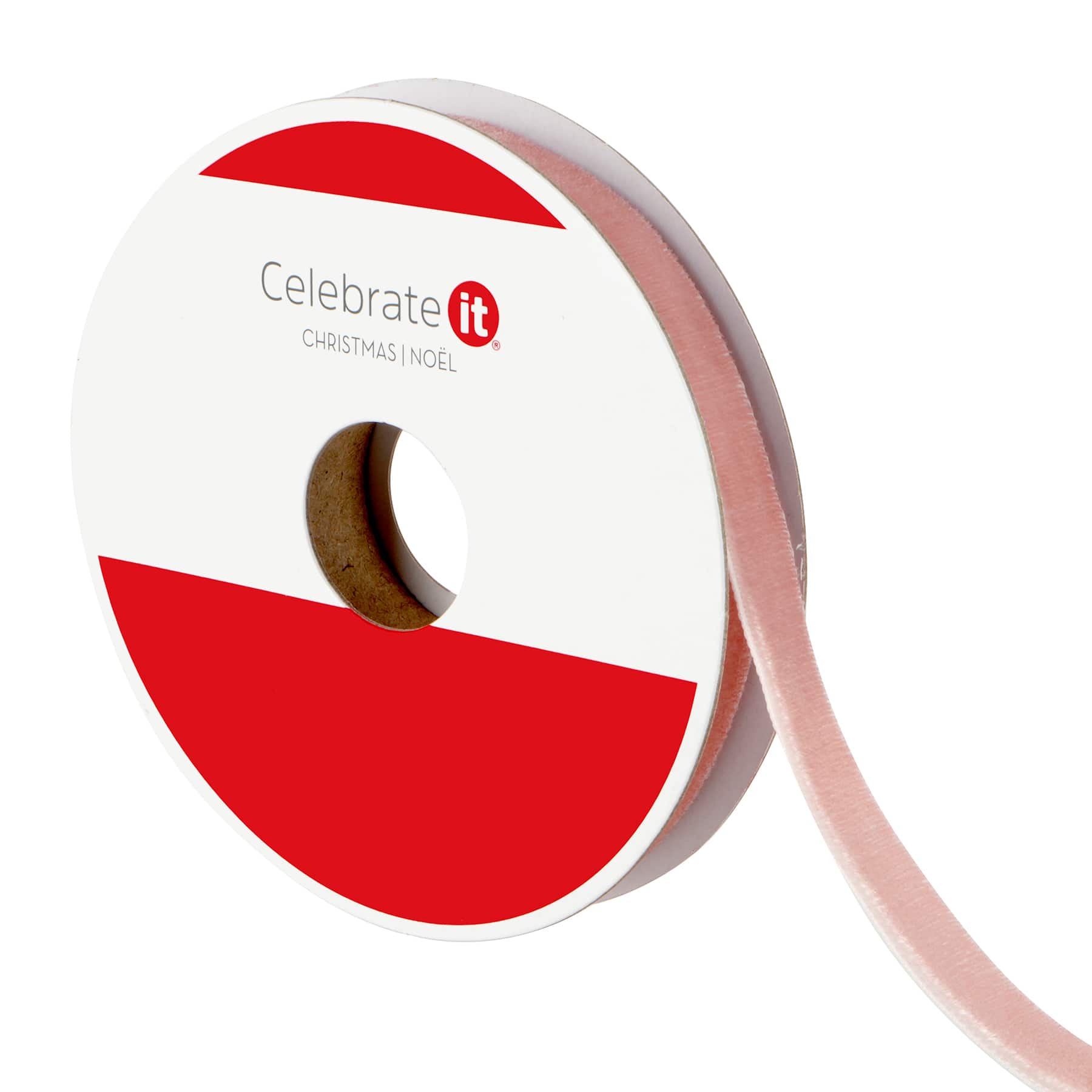 3/8&#x22; x 12ft. Velvet Ribbon by Celebrate It&#xAE; Christmas