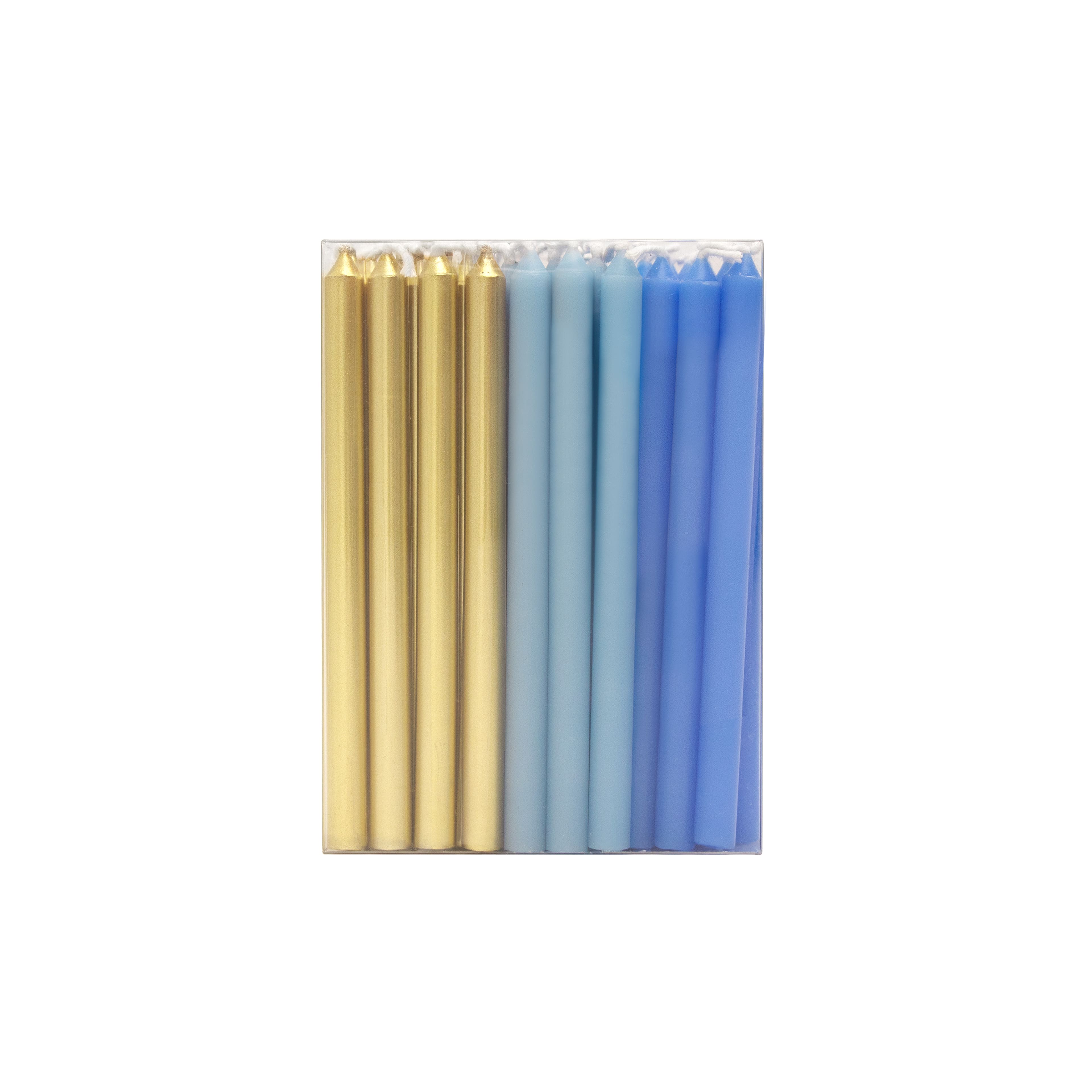 4.5&#x22; Gold &#x26; Blue Hanukkah Candles, 45ct. by Ashland&#xAE;